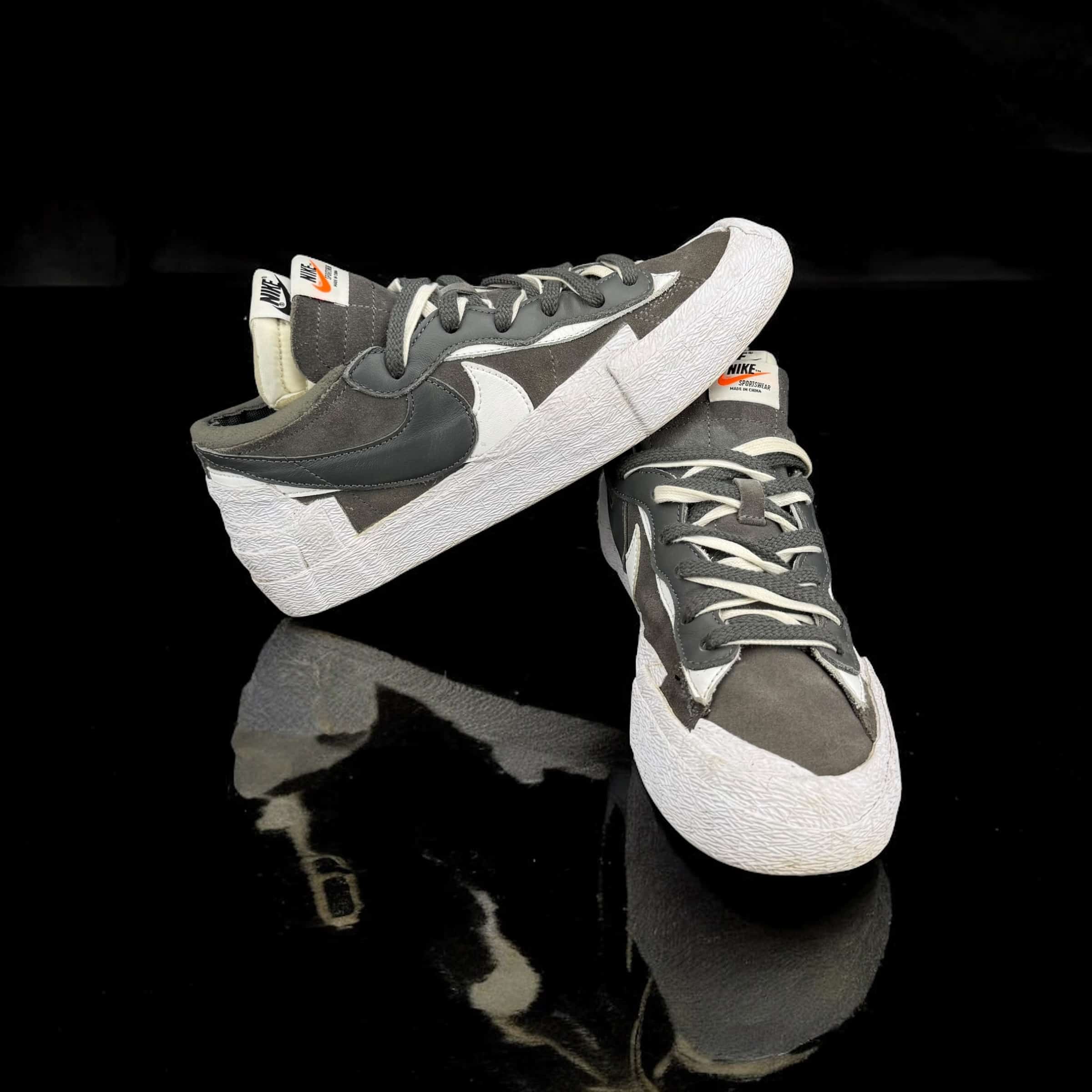 9906 Nike Blazer Sacai Gris/Blanc 41 – 4