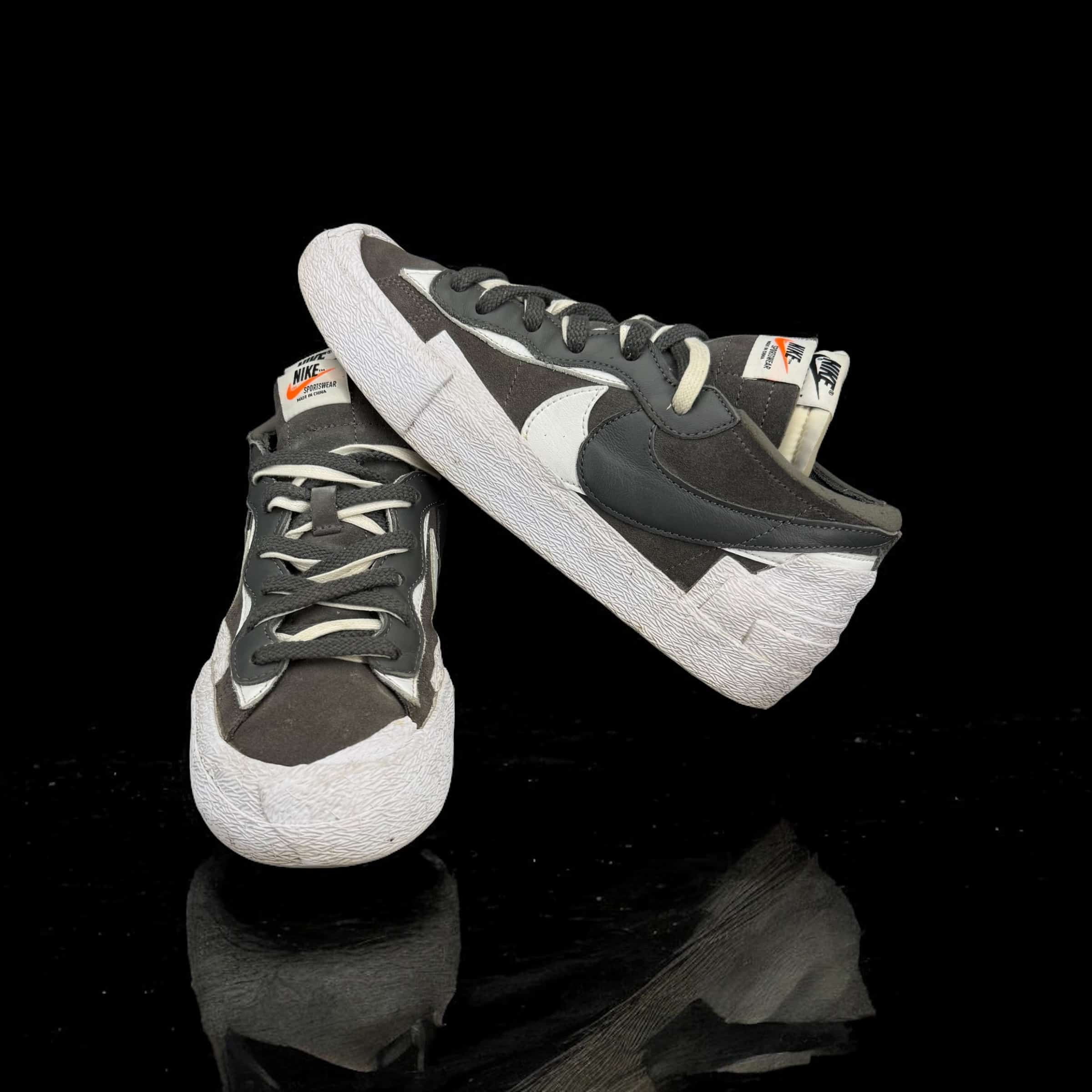 9906 Nike Blazer Sacai Gris/Blanc 41 – 3
