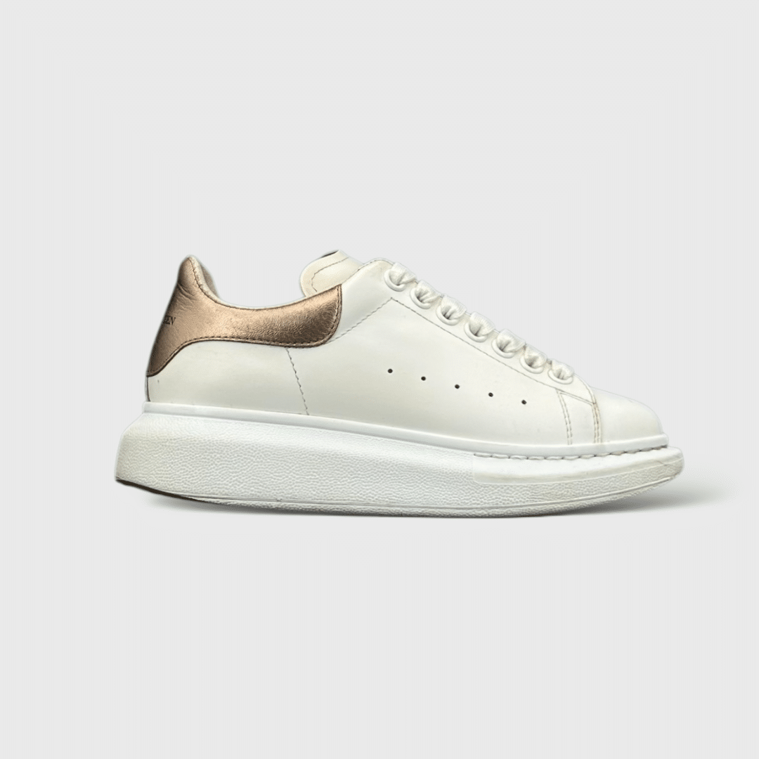 0000000169 Alexander Mcqueen Oversize Blanc/Cuivre 35,5