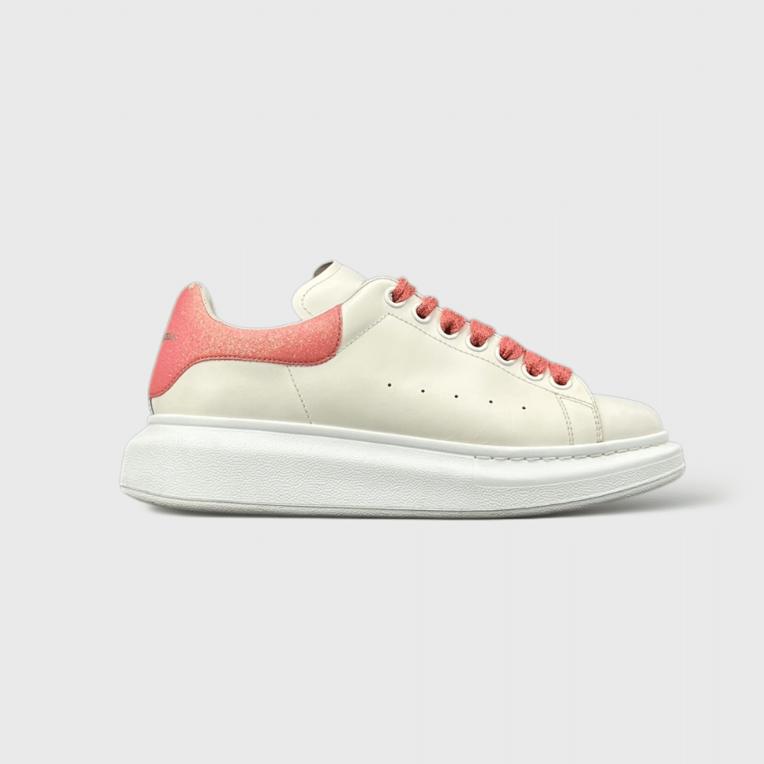 0000000705 Alexander Mcqueen Oversize Blanc/Rose/Paillette 39,5