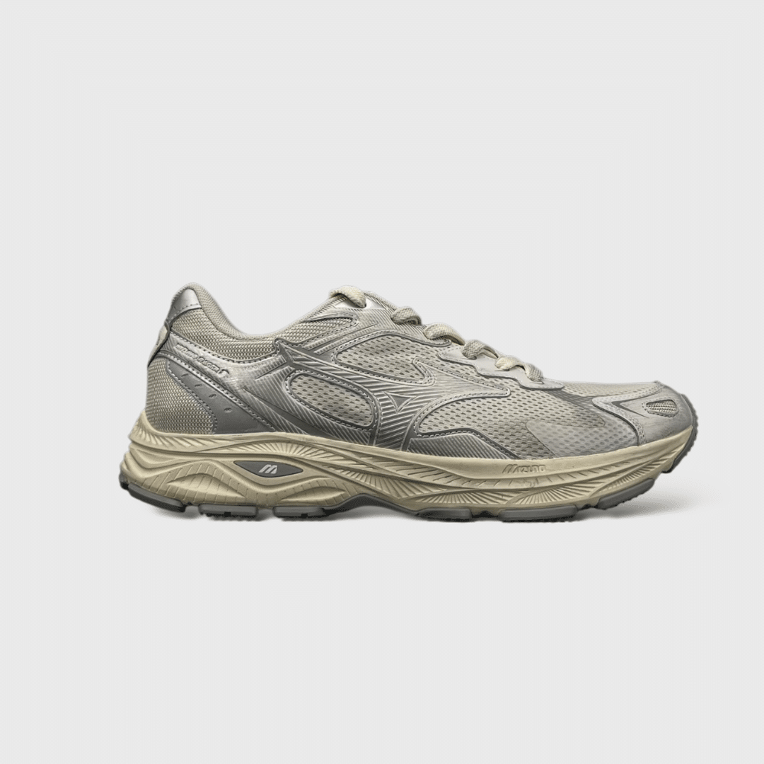 0000000924 Mizuno Racer S Blanc/Argenté 38,5