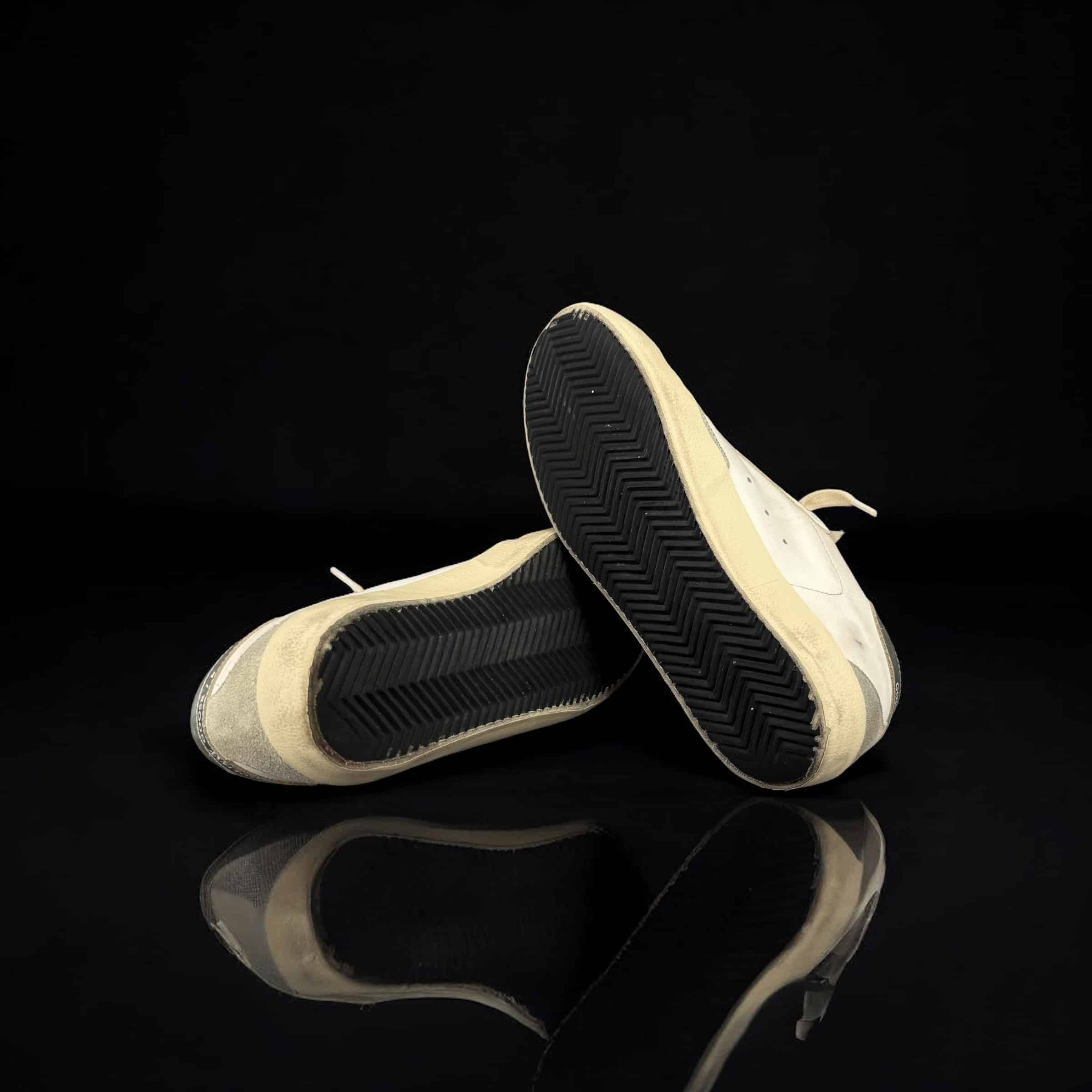 V10411 Golden Goose Superstar Blanc/Or/Paillette 38 – 6