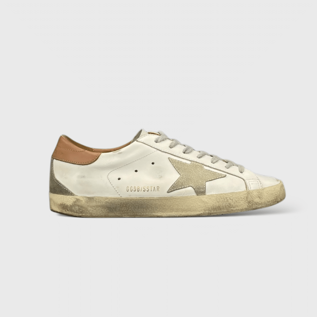 0000001072 Golden Goose Super Star Blanc/Marron 40