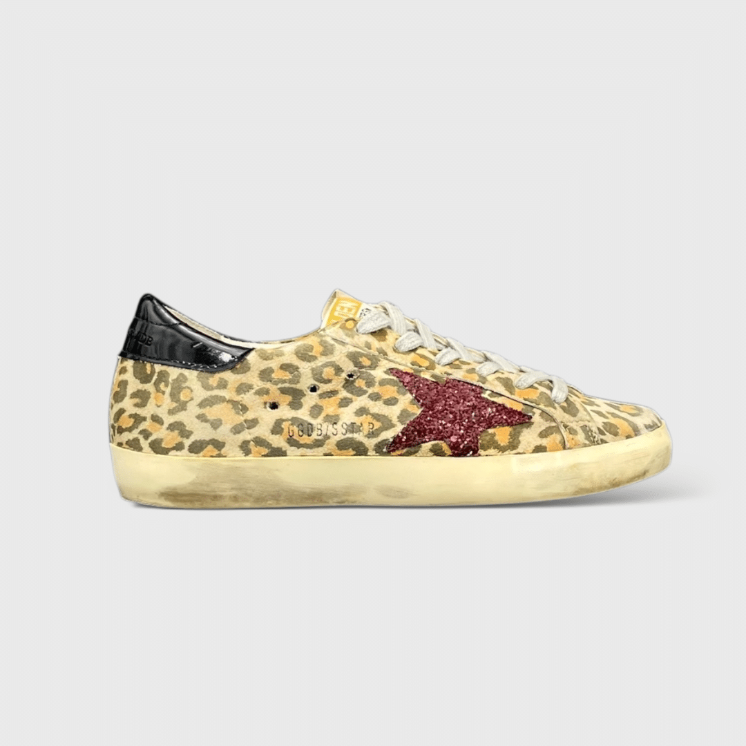 0000001113 Golden Goose Super Star Léopard/Noir 35