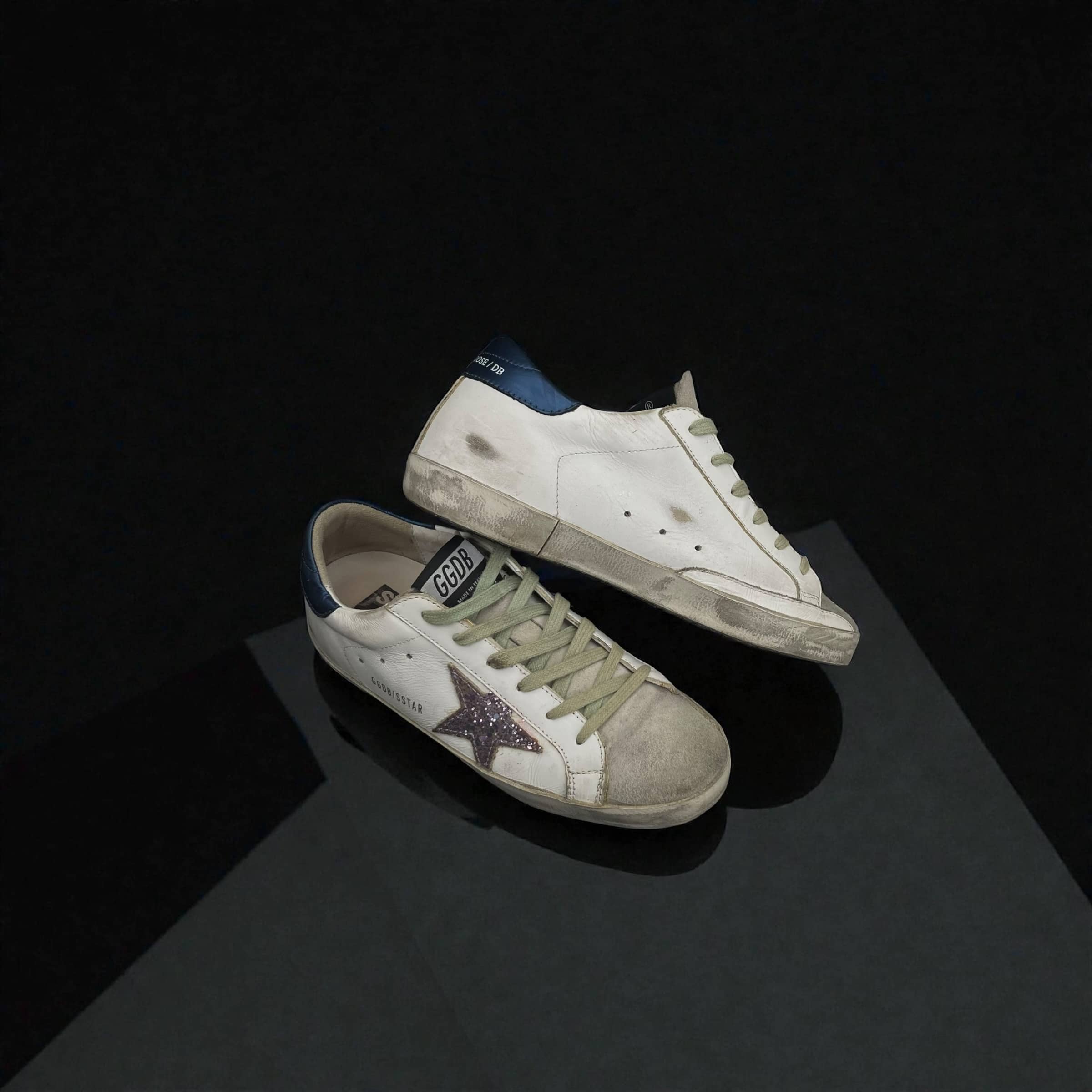 0000001206 Golden Goose Super Star Bleu/Violet/Paillette 37 – 5