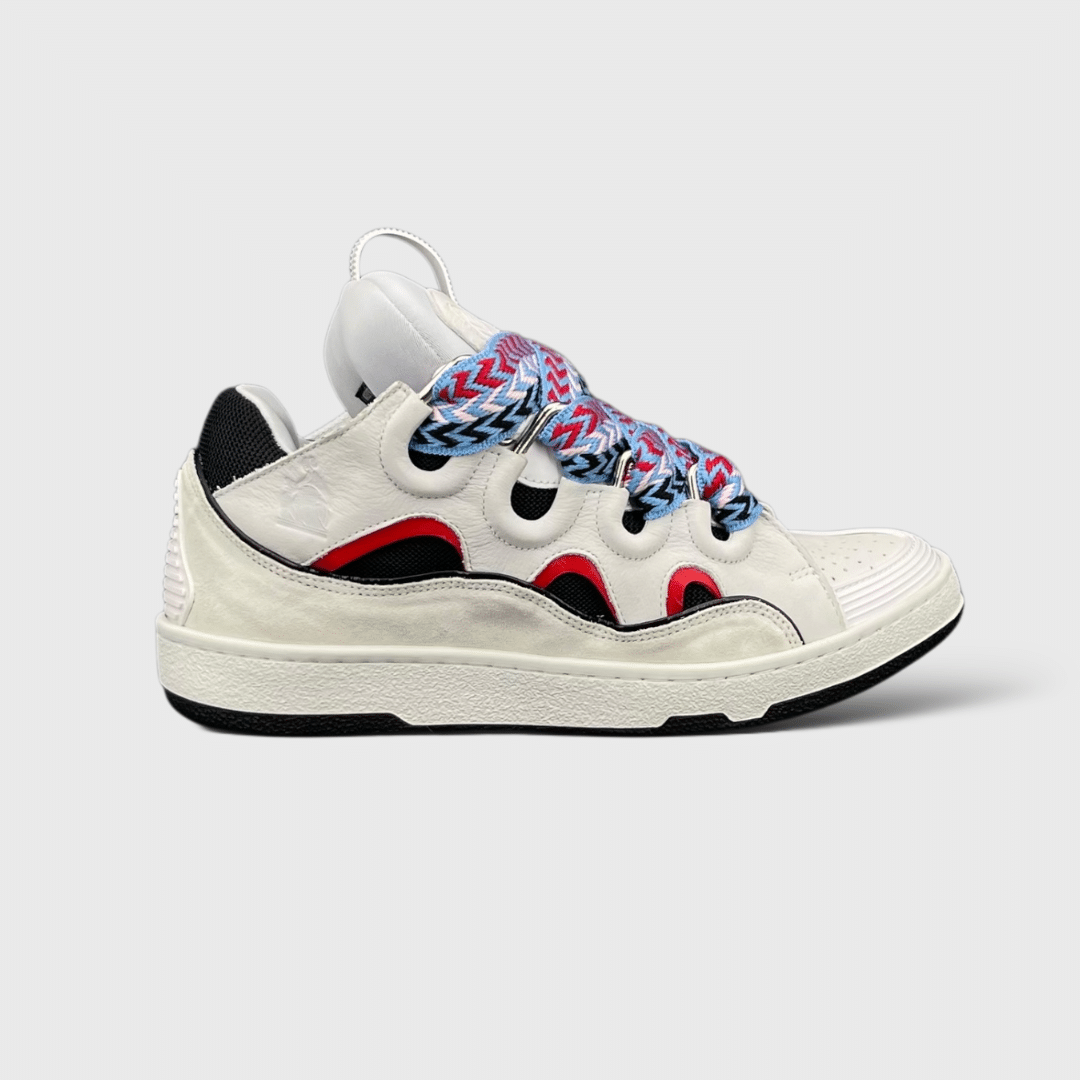 0000001098 Lanvin Curb Blanc/Rouge/Bleu 41