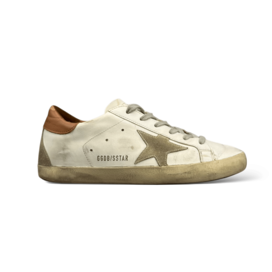 0000001287 Golden Goose Super Star Blanc/Marron 37