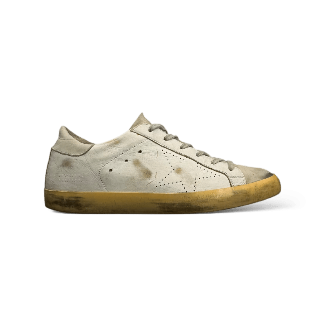 0000001290 Golden Goose Super Star Blanc/Jaune 37