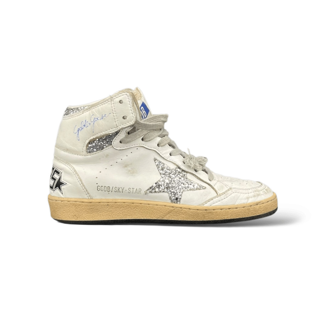 0000001622 Golden Goose sky star Blanc/Argenté/Paillette 35