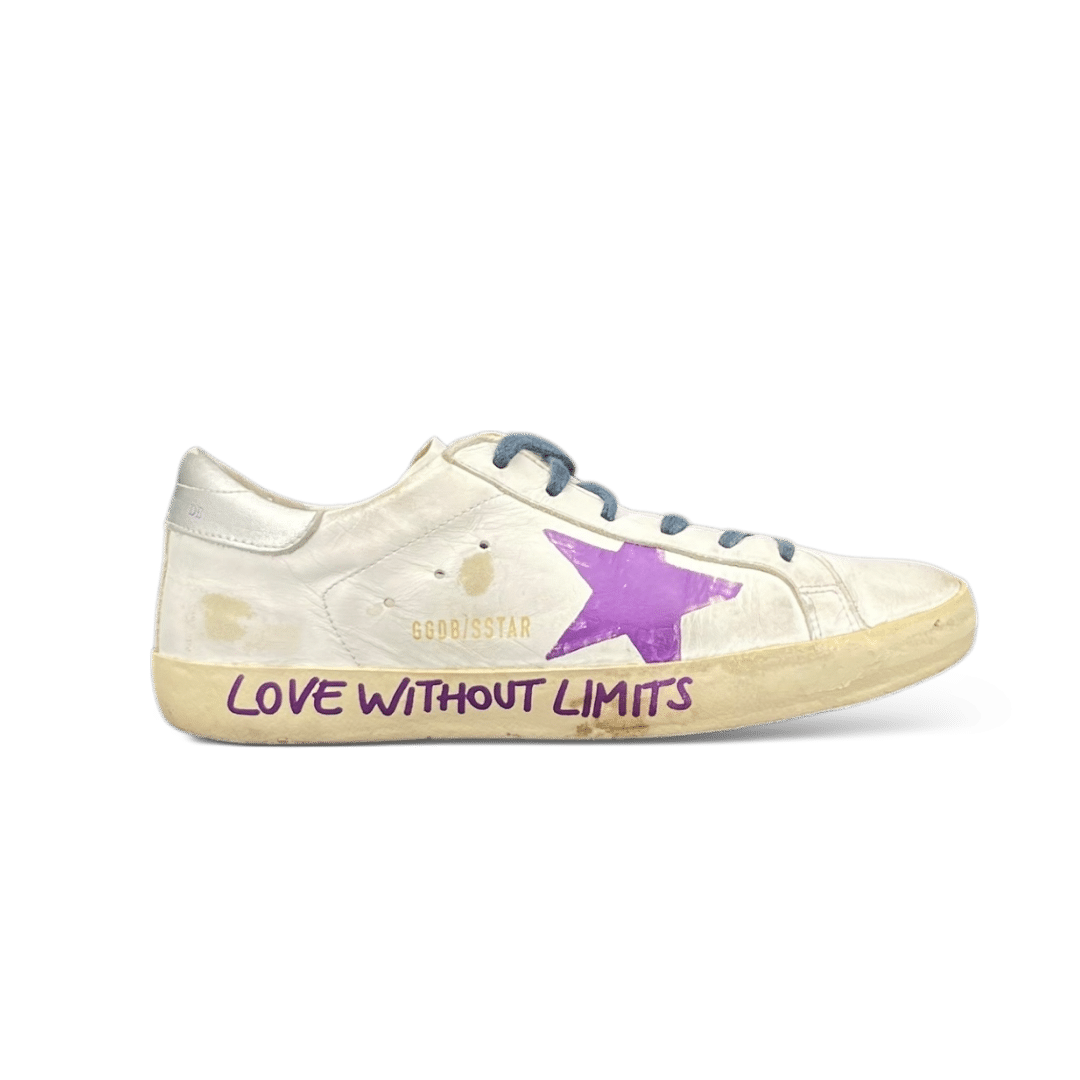 0000001367 Golden Goose Super Star Blanc/Violet 38