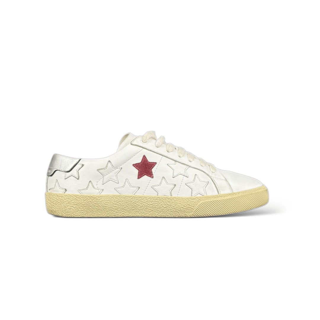 0000001958 Yves Saint Laurent Court Classic Blanc/Rouge 37.5