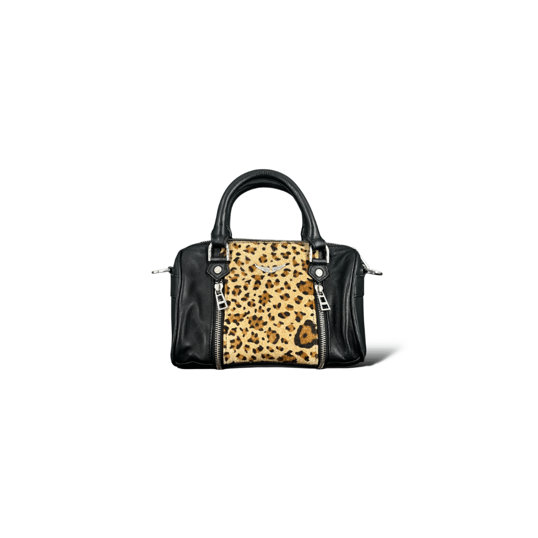 0000001910 Zadig et Voltaire sunny Noir/léopard Small