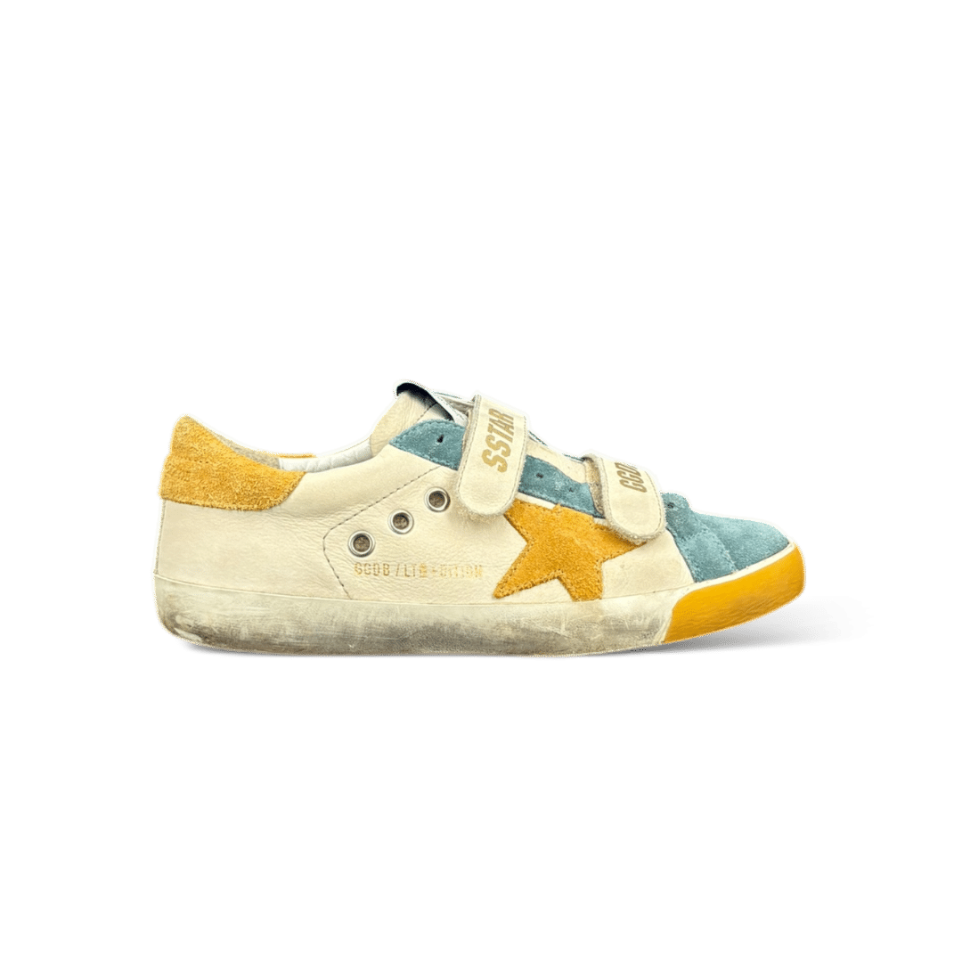 0000002132 Golden Goose Old School Bleu/Jaune 36
