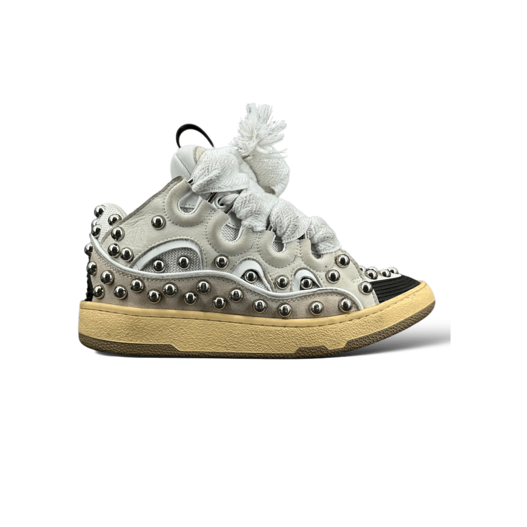 0000001846 Lanvin Curb Blanc/clou 37
