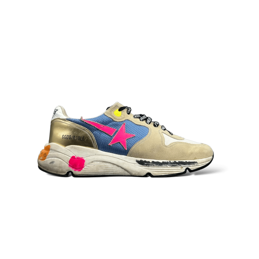 0000001804 Golden Goose Running marron/rose/bleu 40