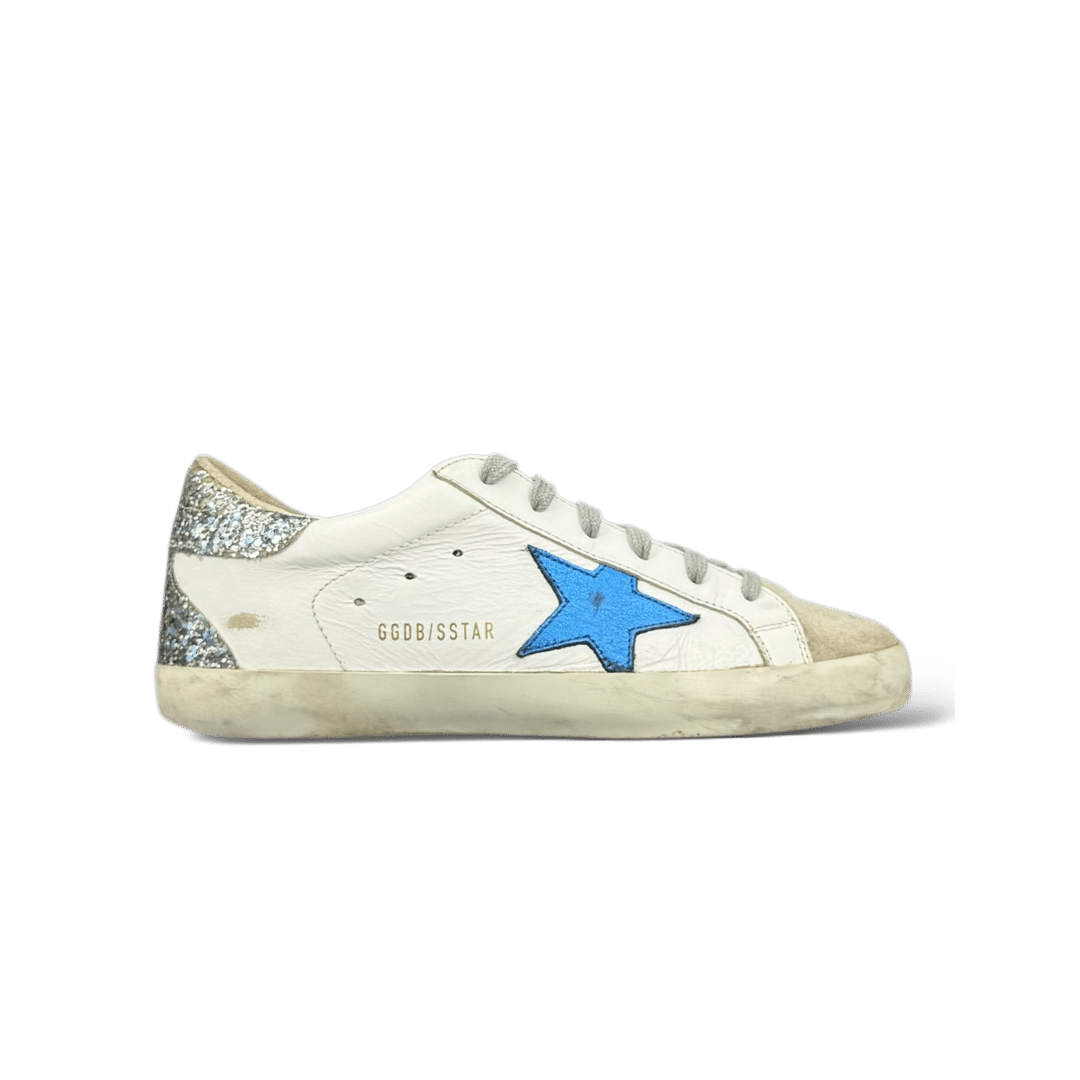 Golden Goose Super Star Blanc/Bleu 37