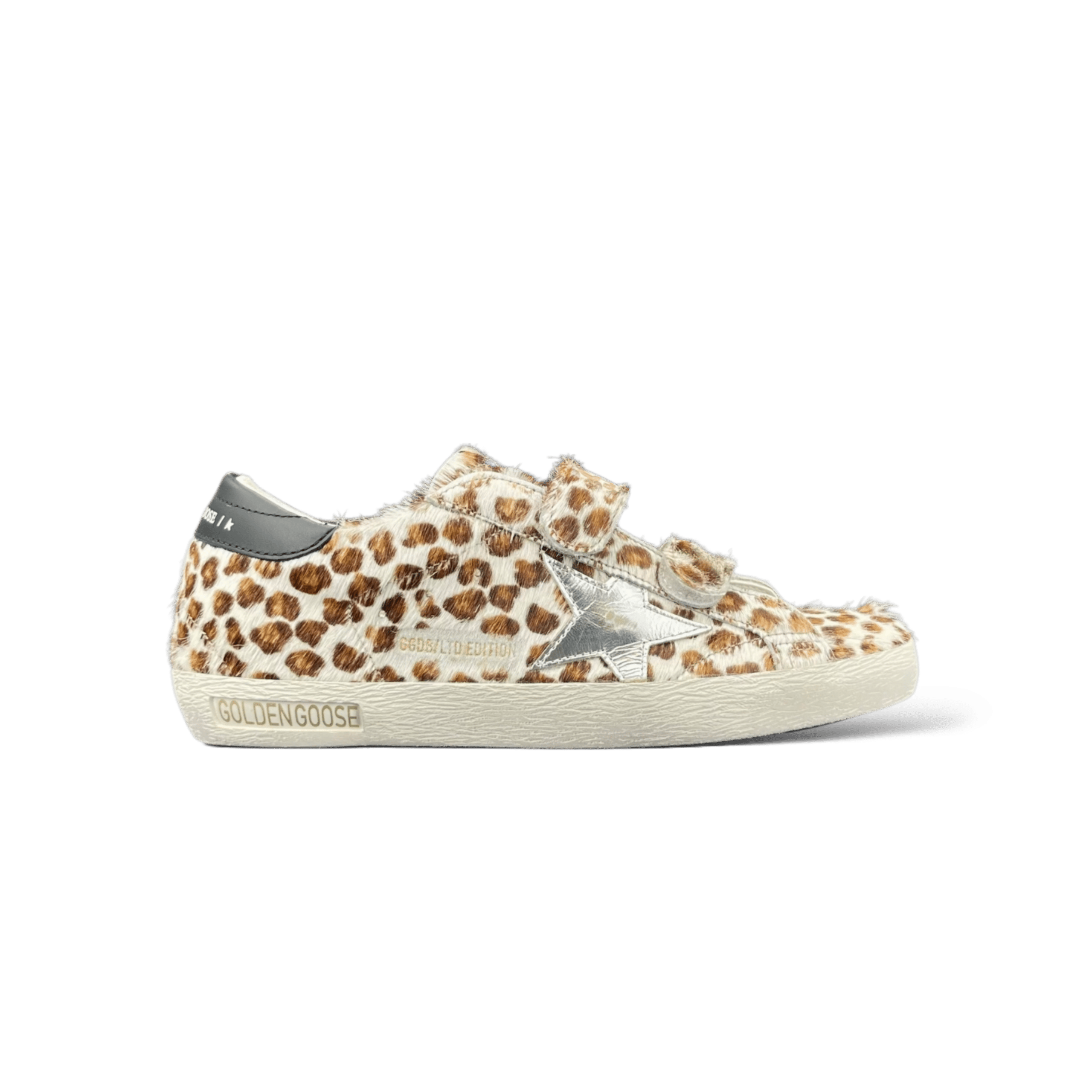 Golden Goose Old School Blanc/Marron 38