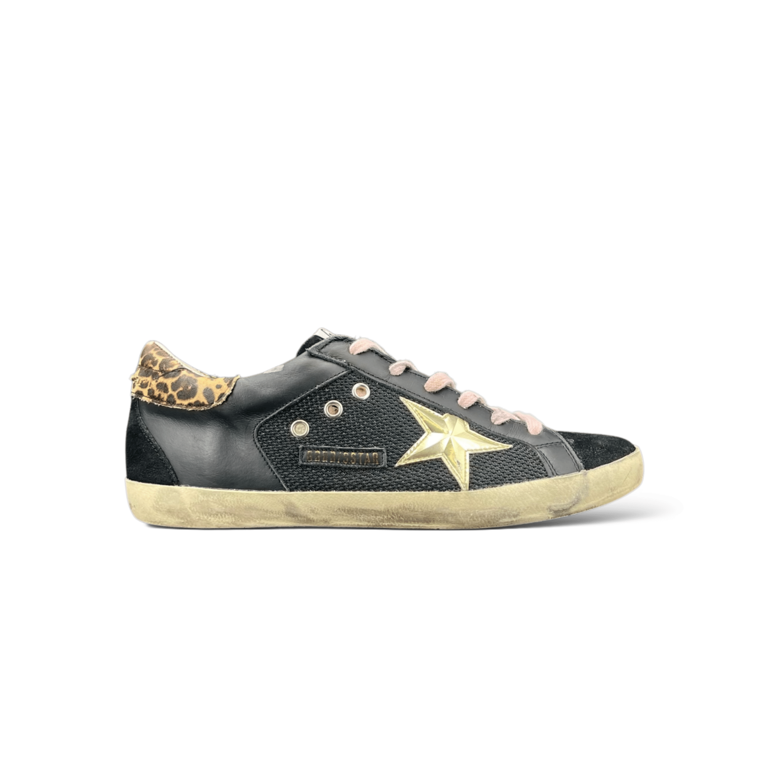 Golden Goose Super Star Noir/Léopard/Rose/Doré 41