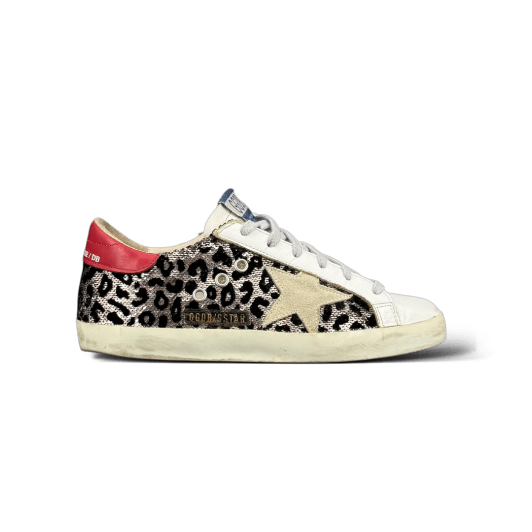 Golden Goose Super Star Léopard/Rouge 37