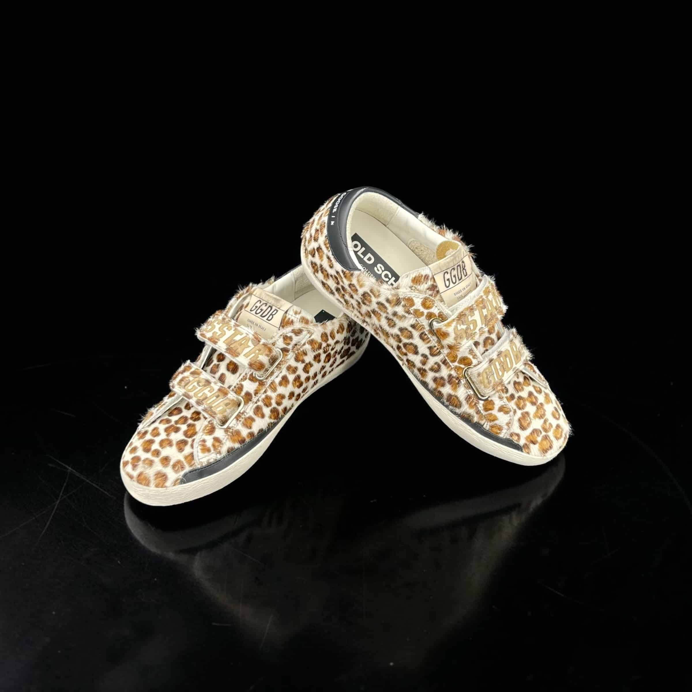 Golden Goose Old School Blanc/Marron 38 – 3