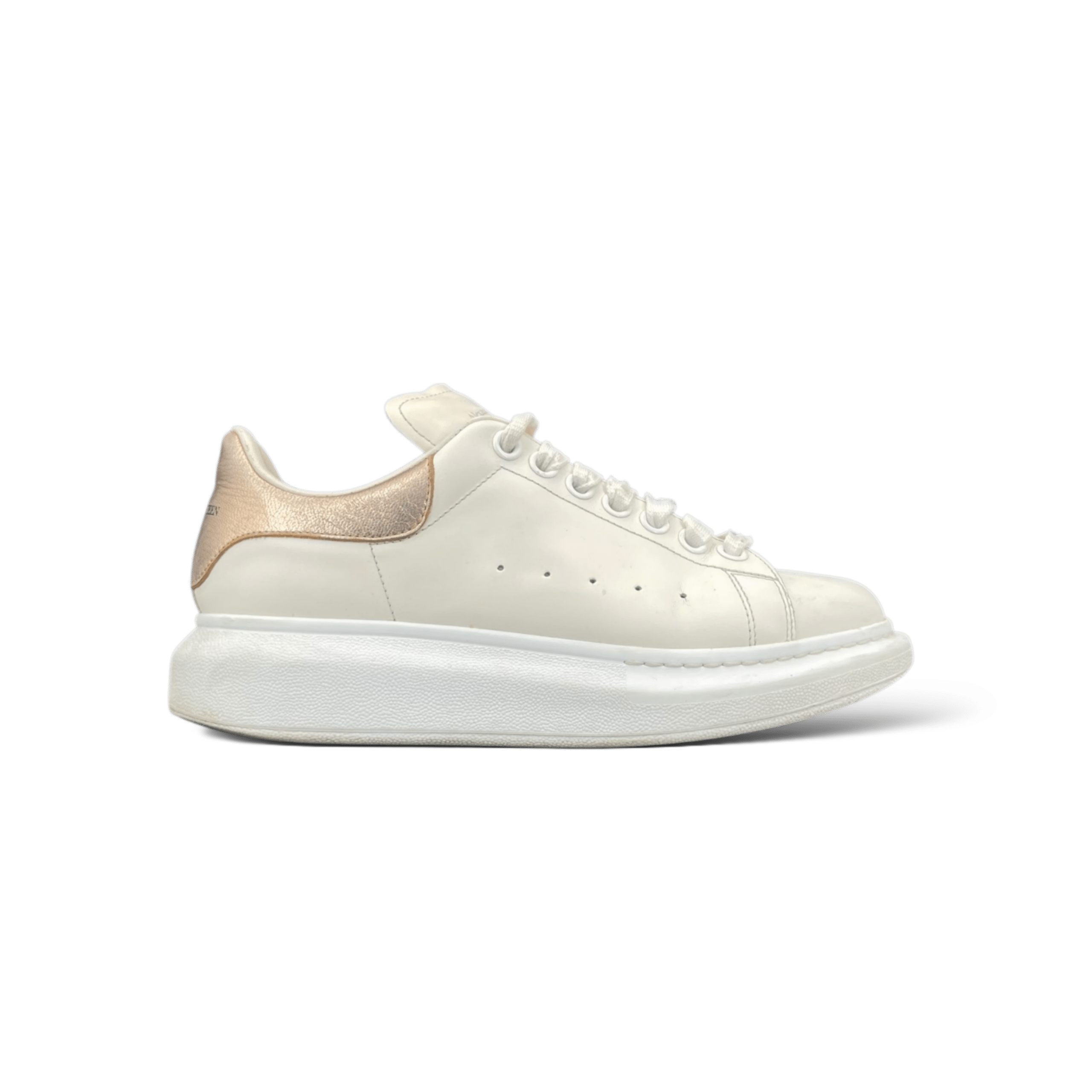 Alexander Mcqueen Oversize Blanc/Doré 38