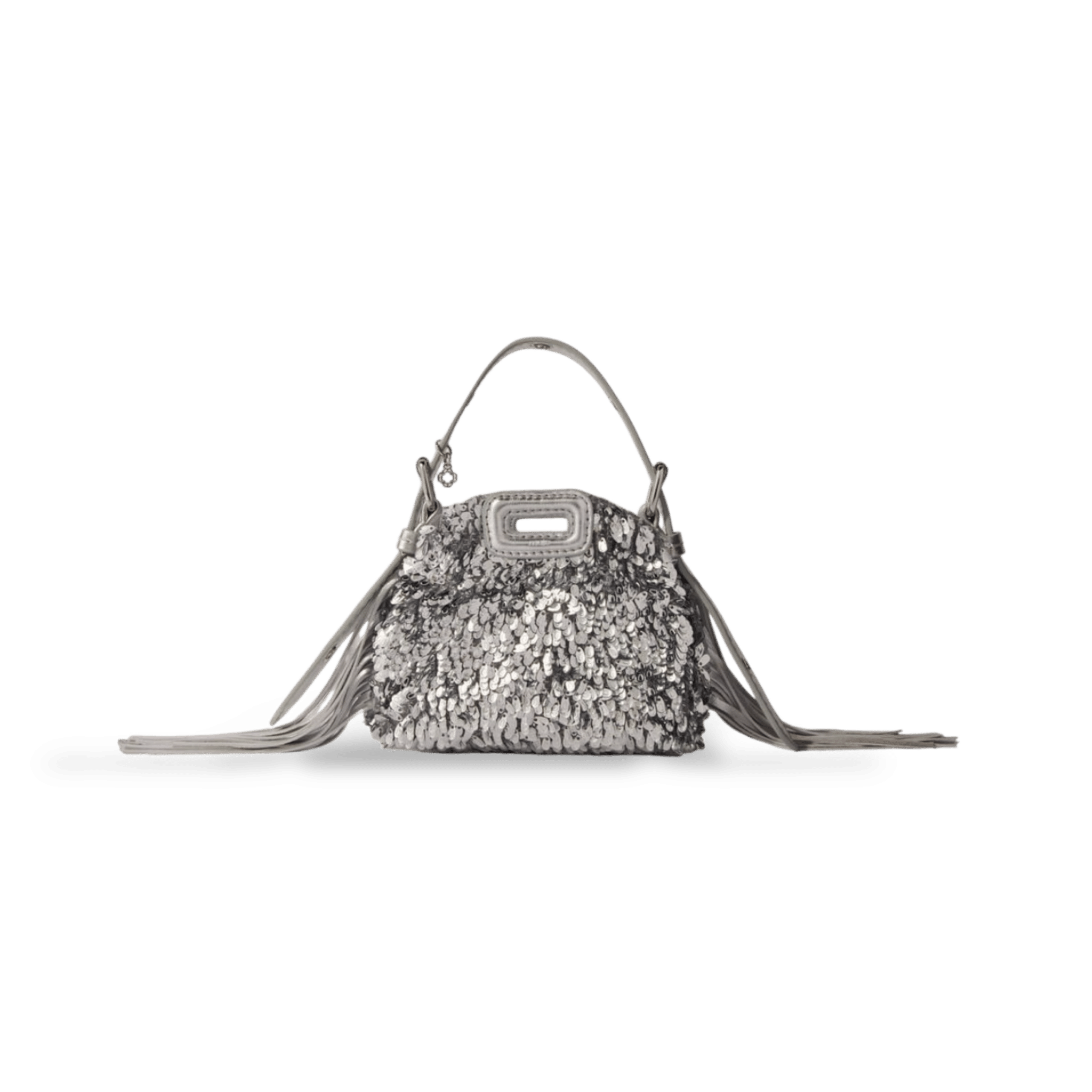 Maje Miss m Sequin/Argenté Mini
