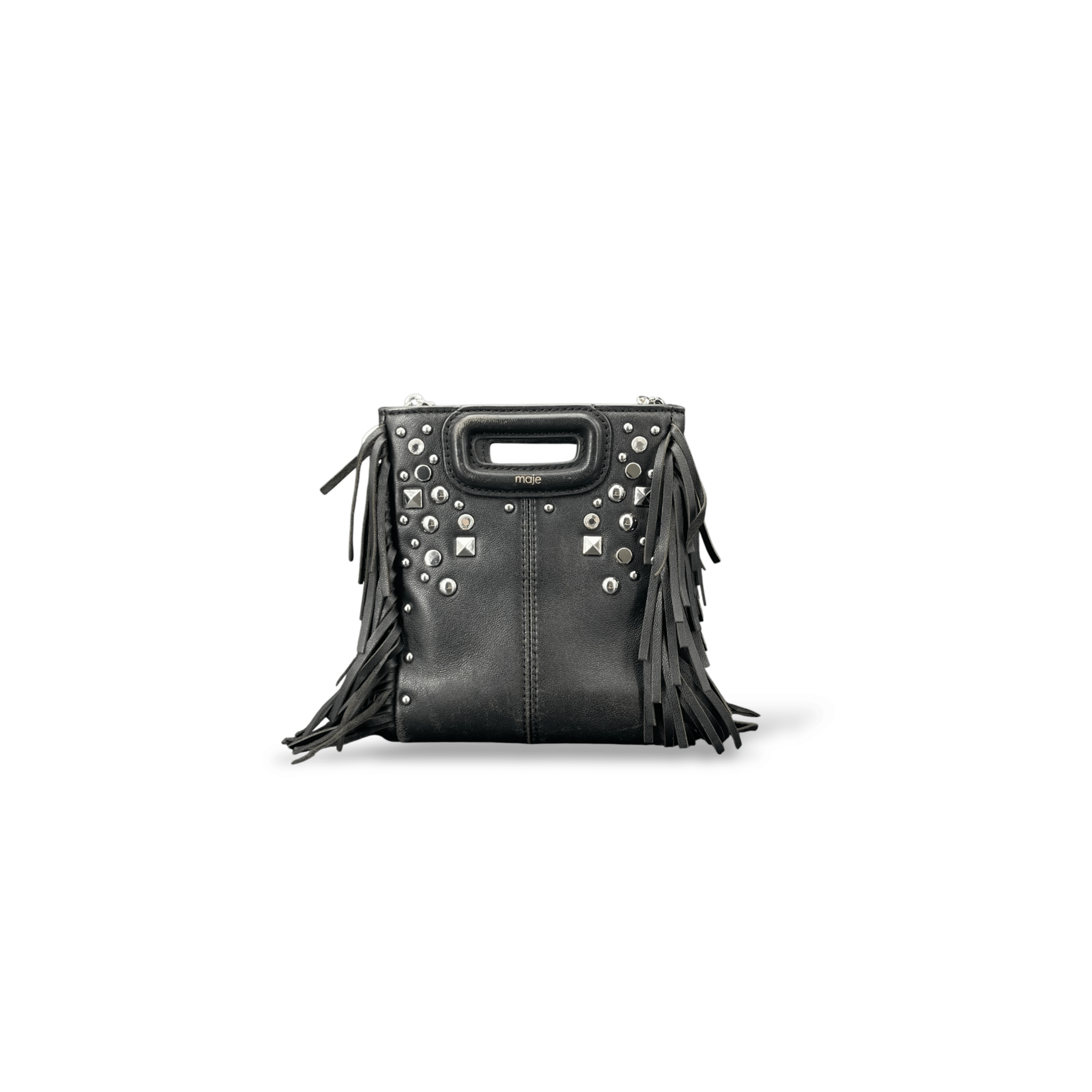 Maje M Noir/Argent Mini