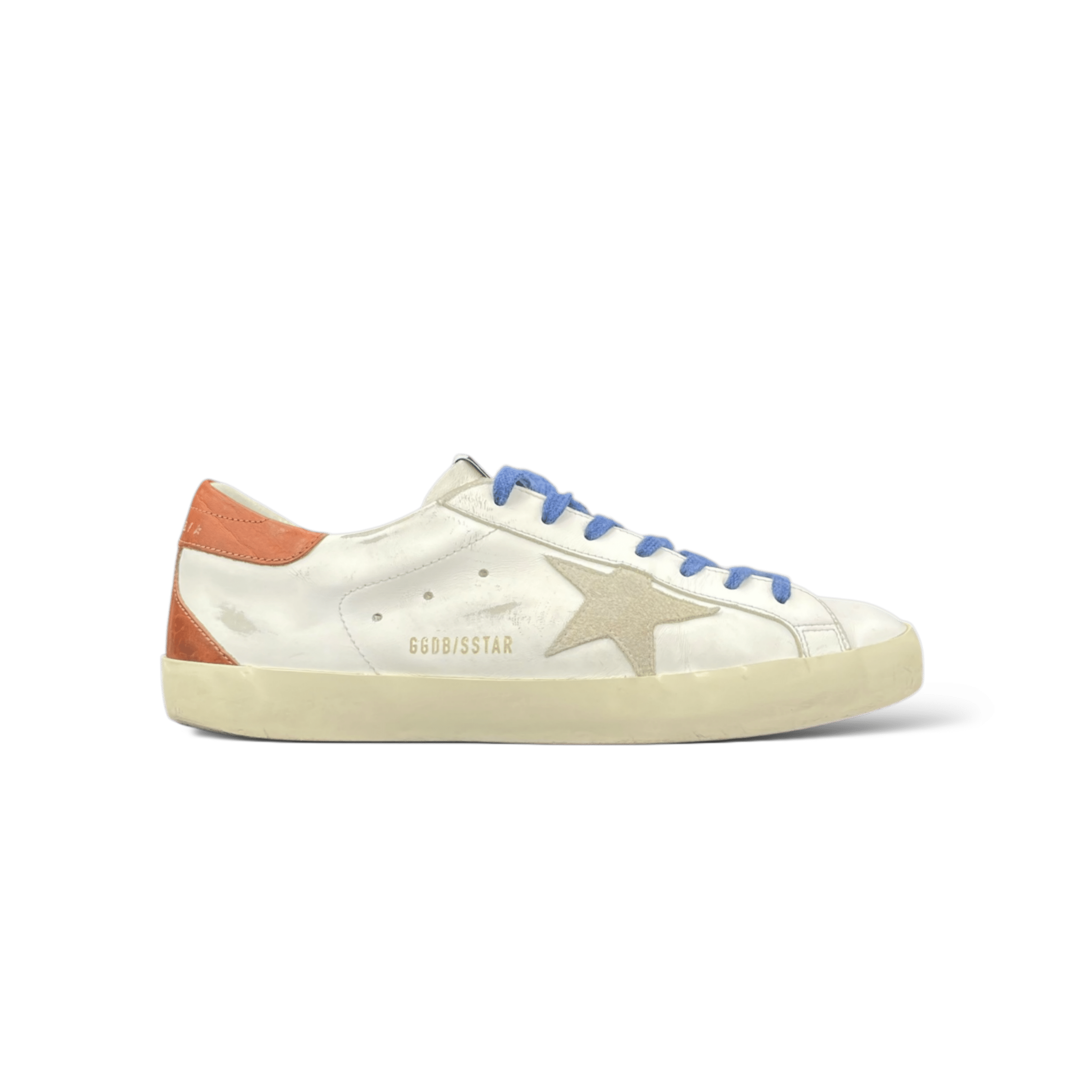 Golden Goose Super Star Blanc/Orange/Bleu/Beige 42