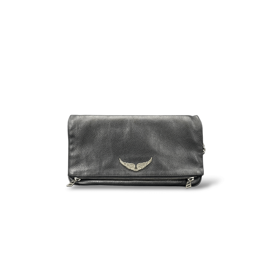 Zadig et Voltaire pochette rock Noir/Argent Small