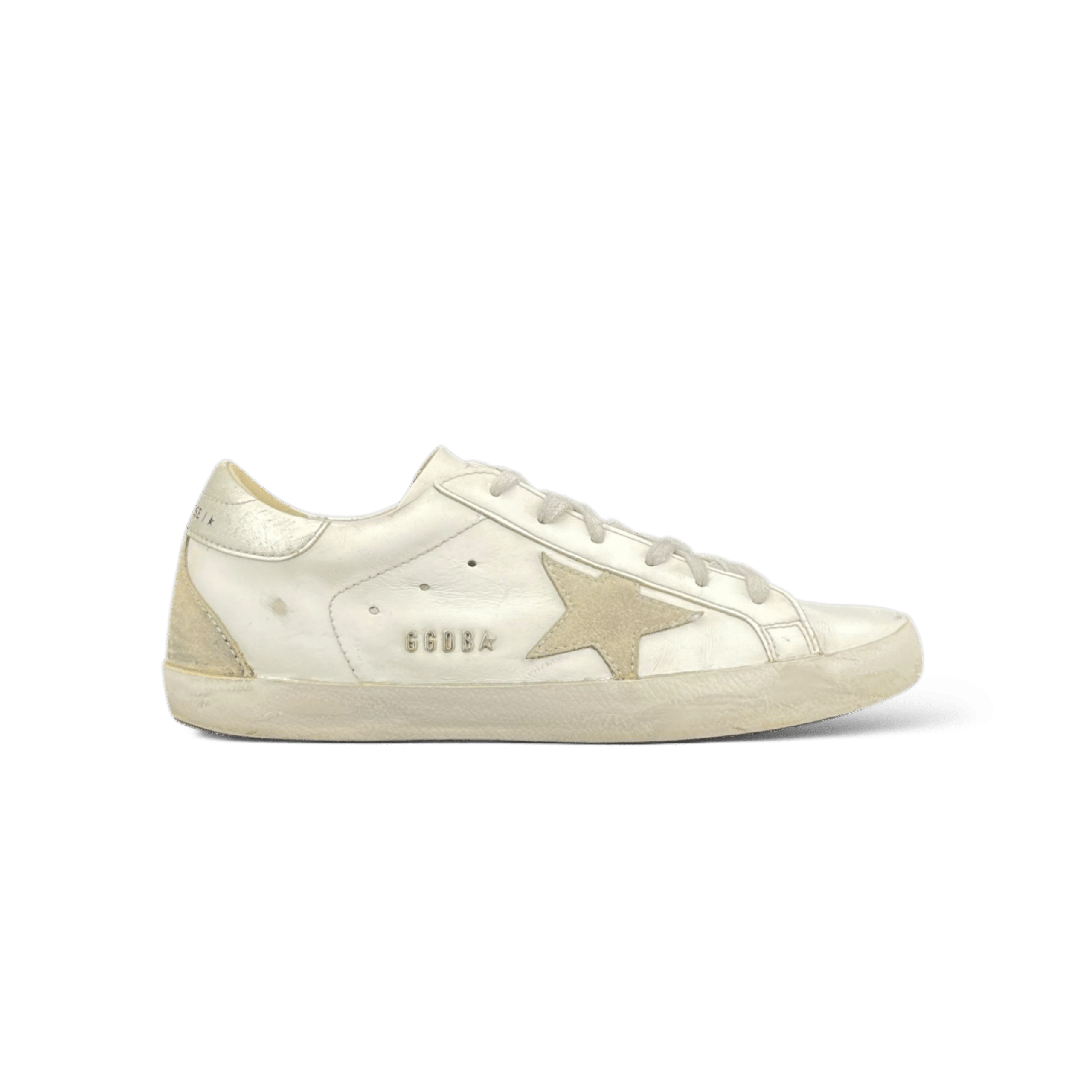 Golden Goose Super Star Blanc/Beige/Argenté 39