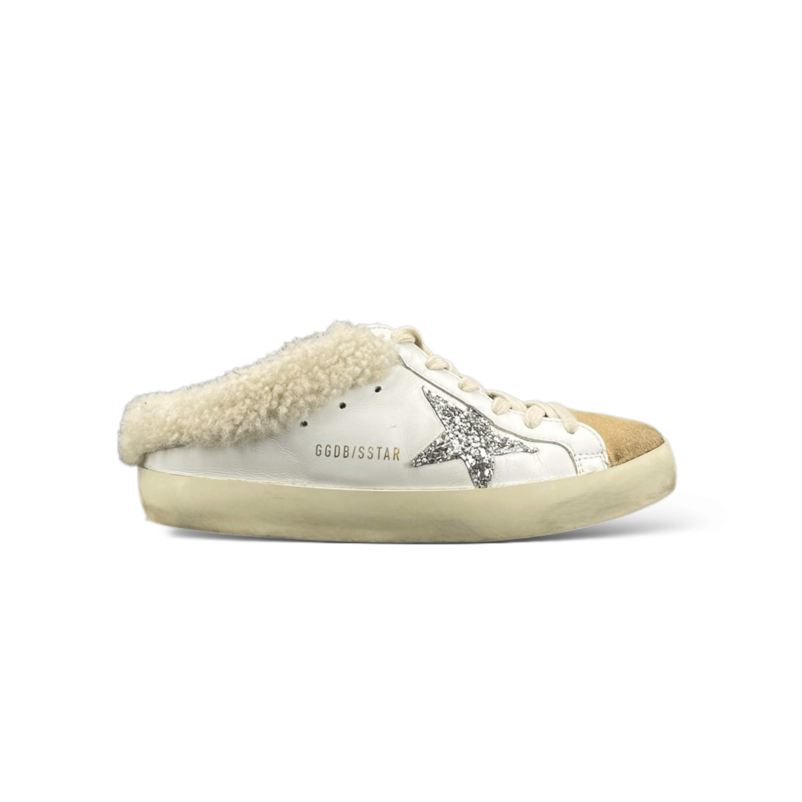 Golden Goose Super Star Blanc/Beige/Argenté/Paillette 37