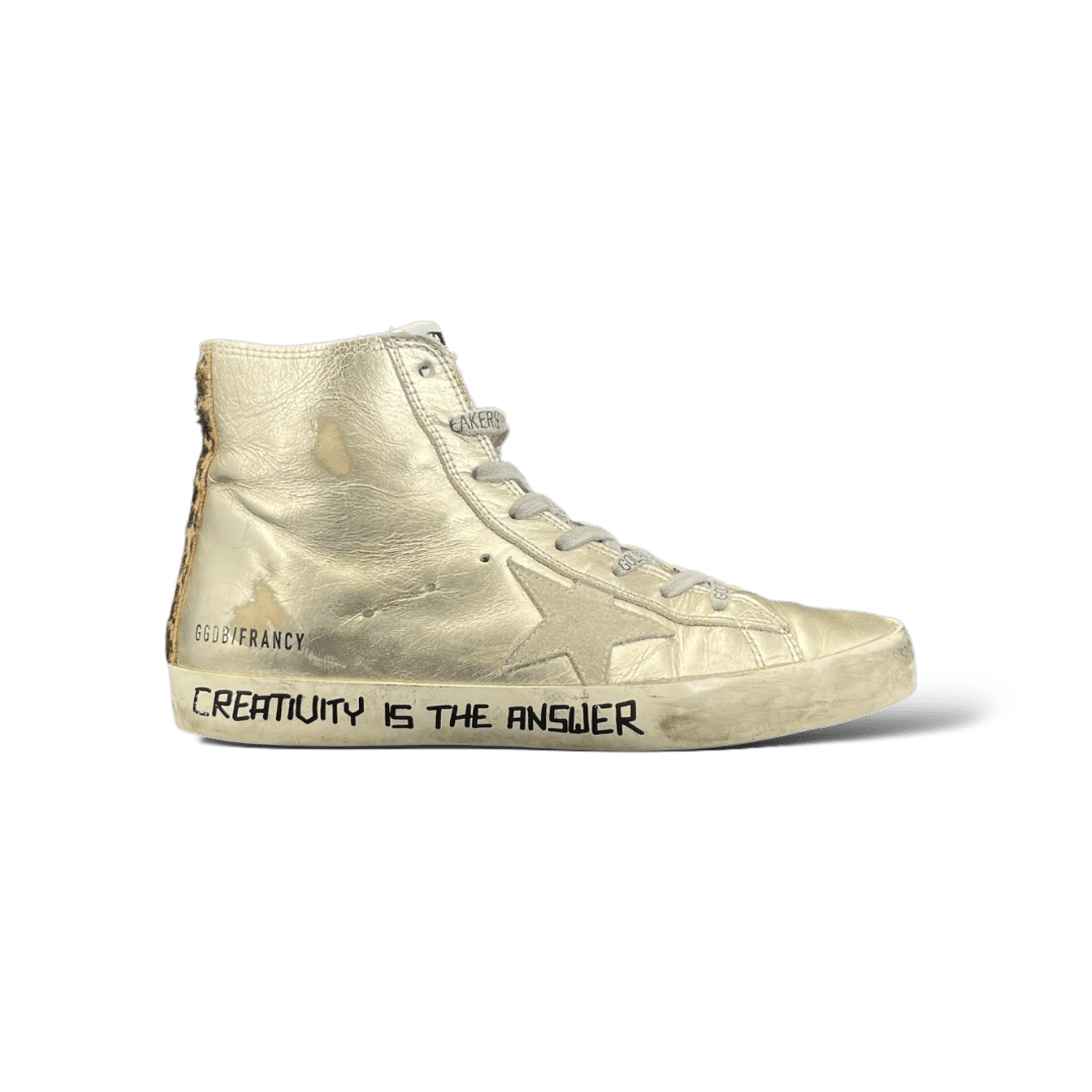 Golden Goose Francy Doré/Noir/Beige 39