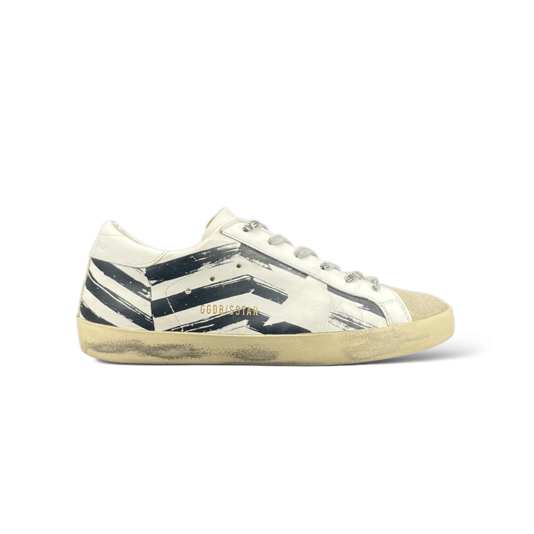 Golden Goose Super Star Blanc/Noir/Beige 36