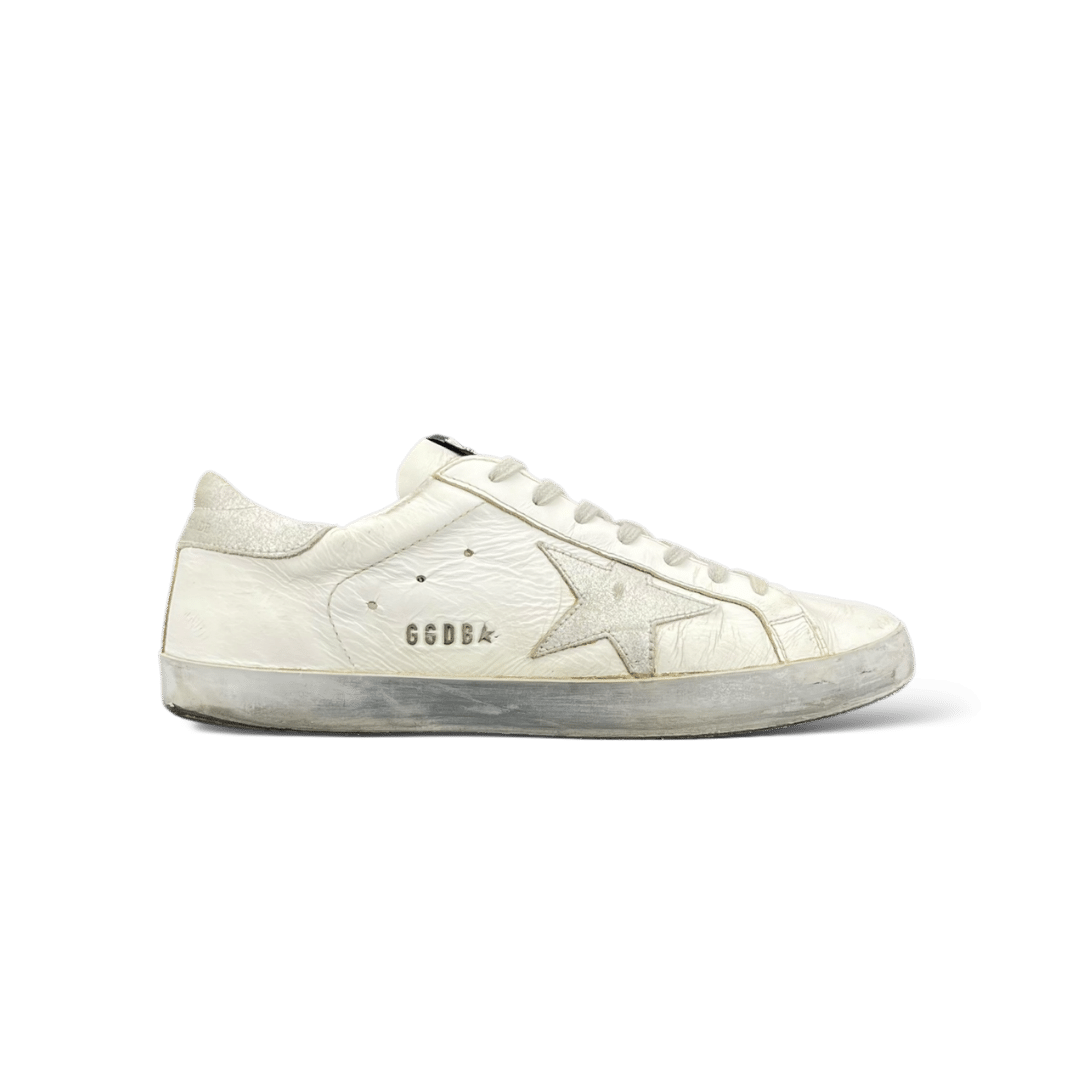 Golden Goose Super Star Blanc/Argenté 41