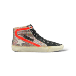 Golden Goose Slide Noir/Rouge/Blanc/Paillette 37