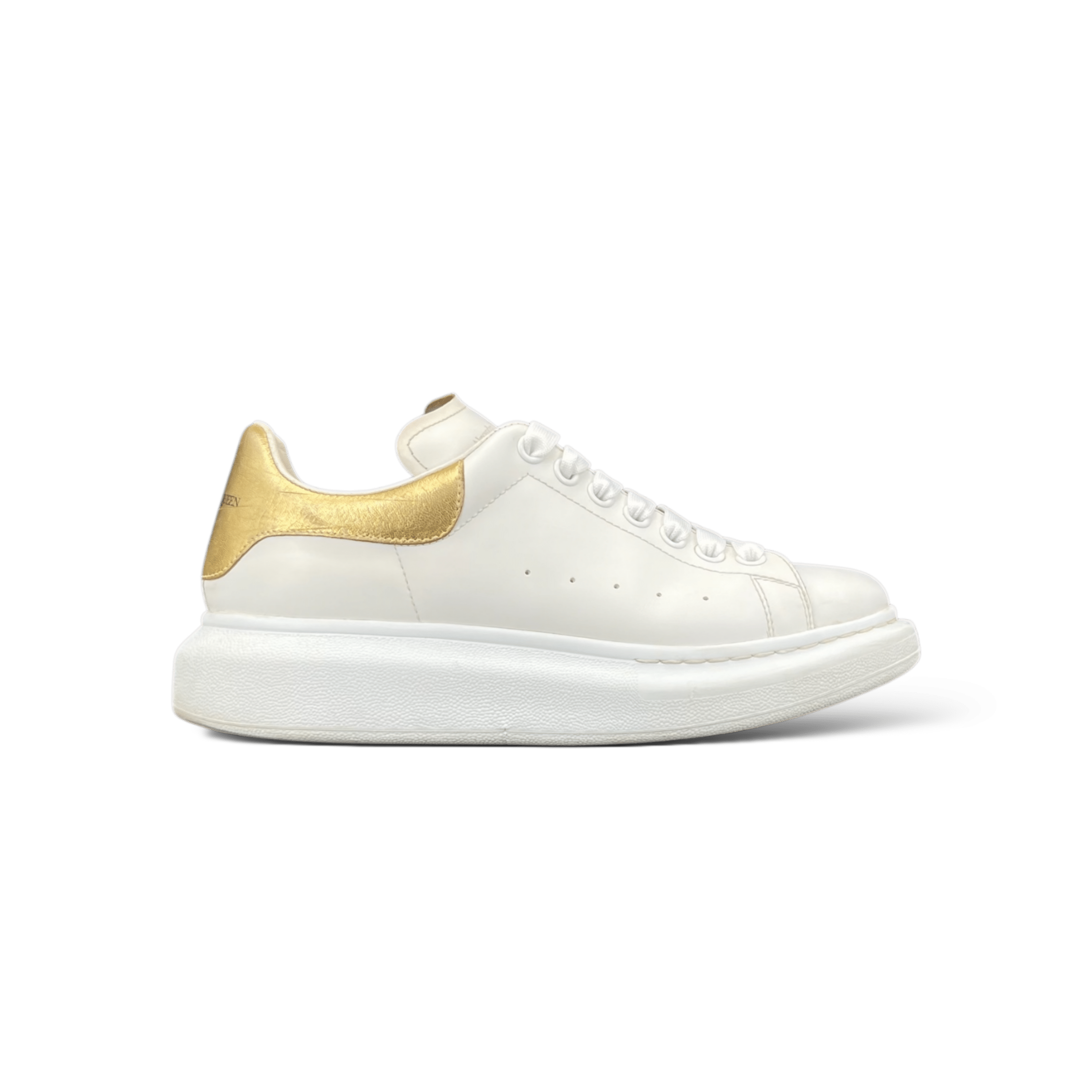 Alexander Mcqueen Oversize Blanc/Or 39.5