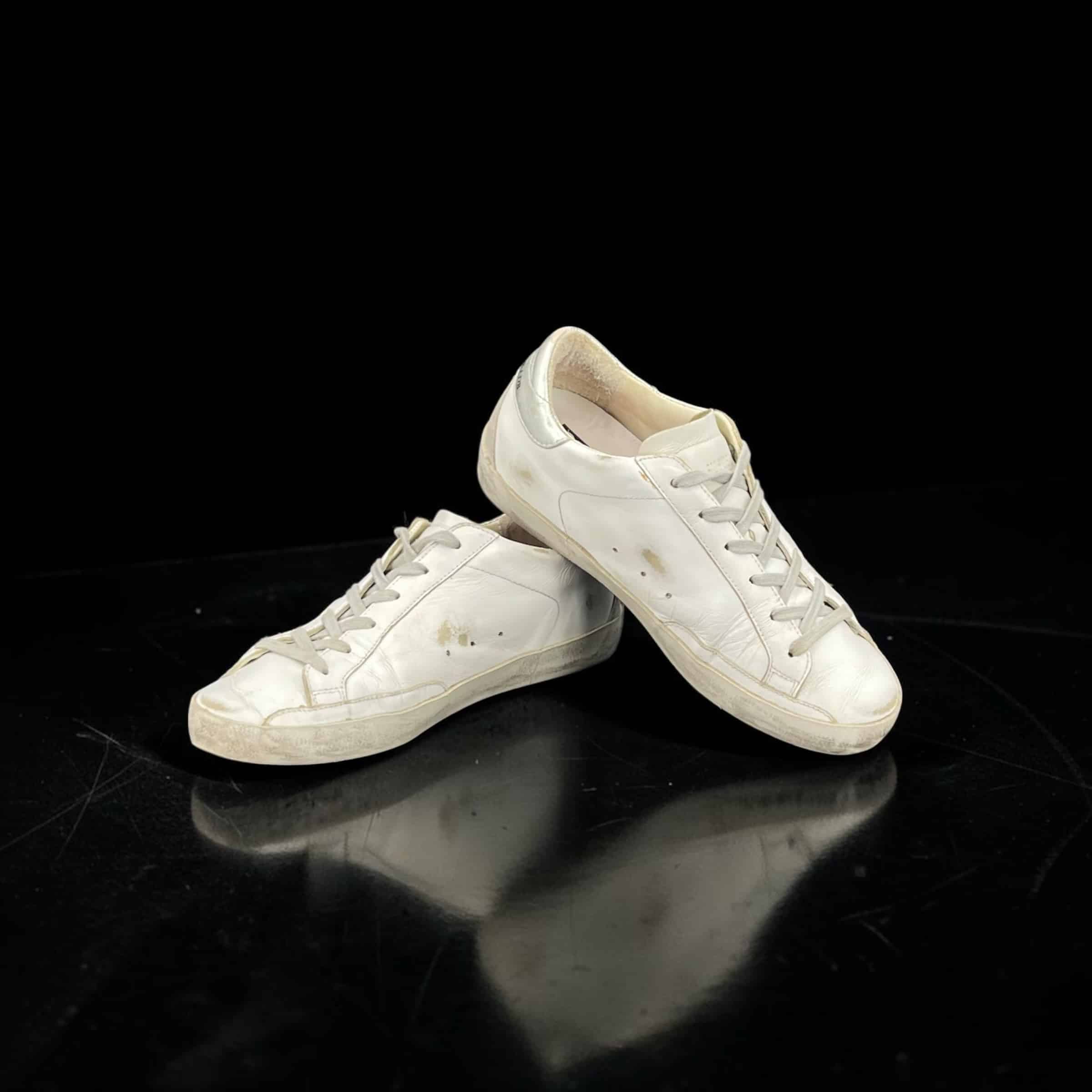 Golden Goose Super Star Blanc/Argenté/Beige 38 – 3