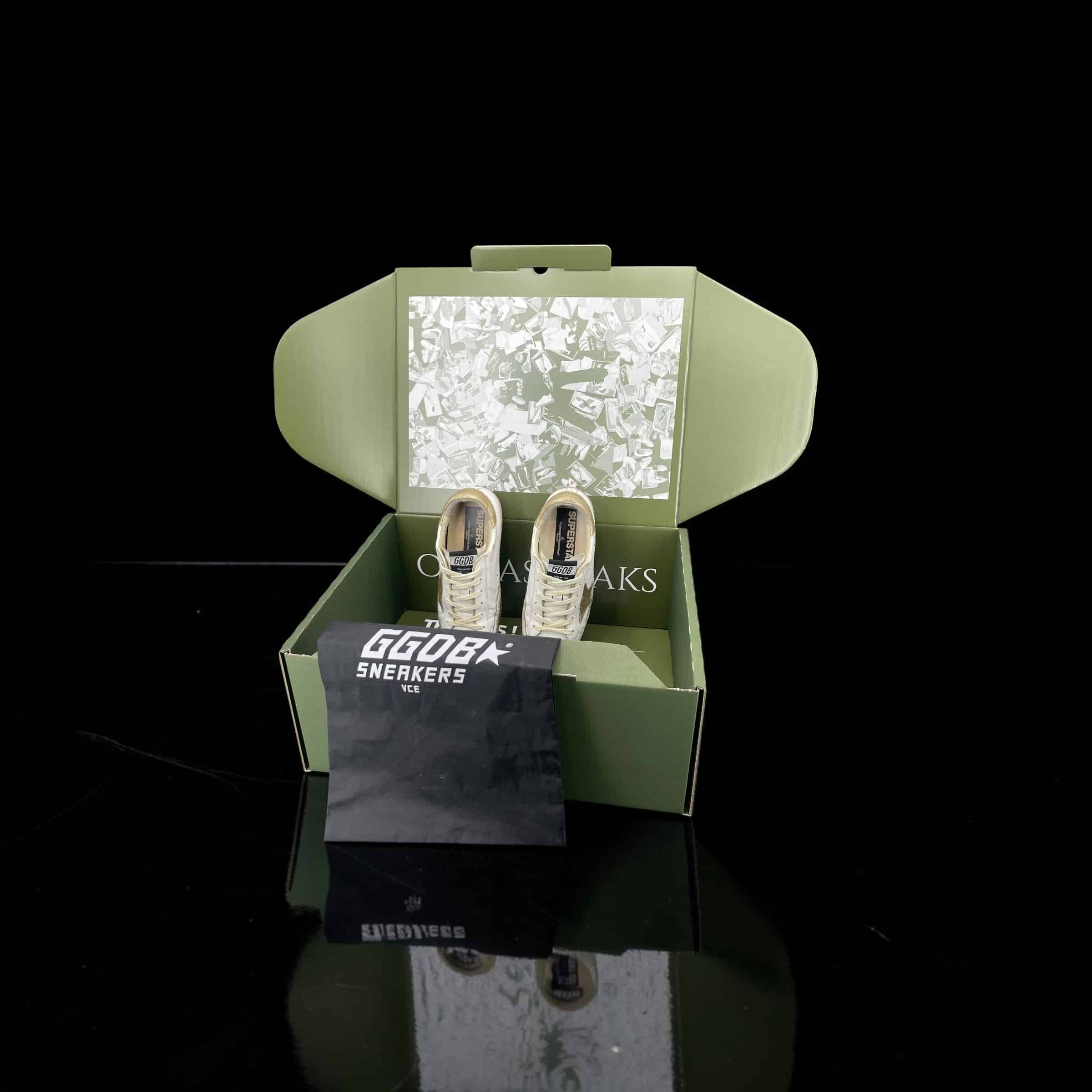 Golden Goose Super Star Blanc/Doré 36 – 7