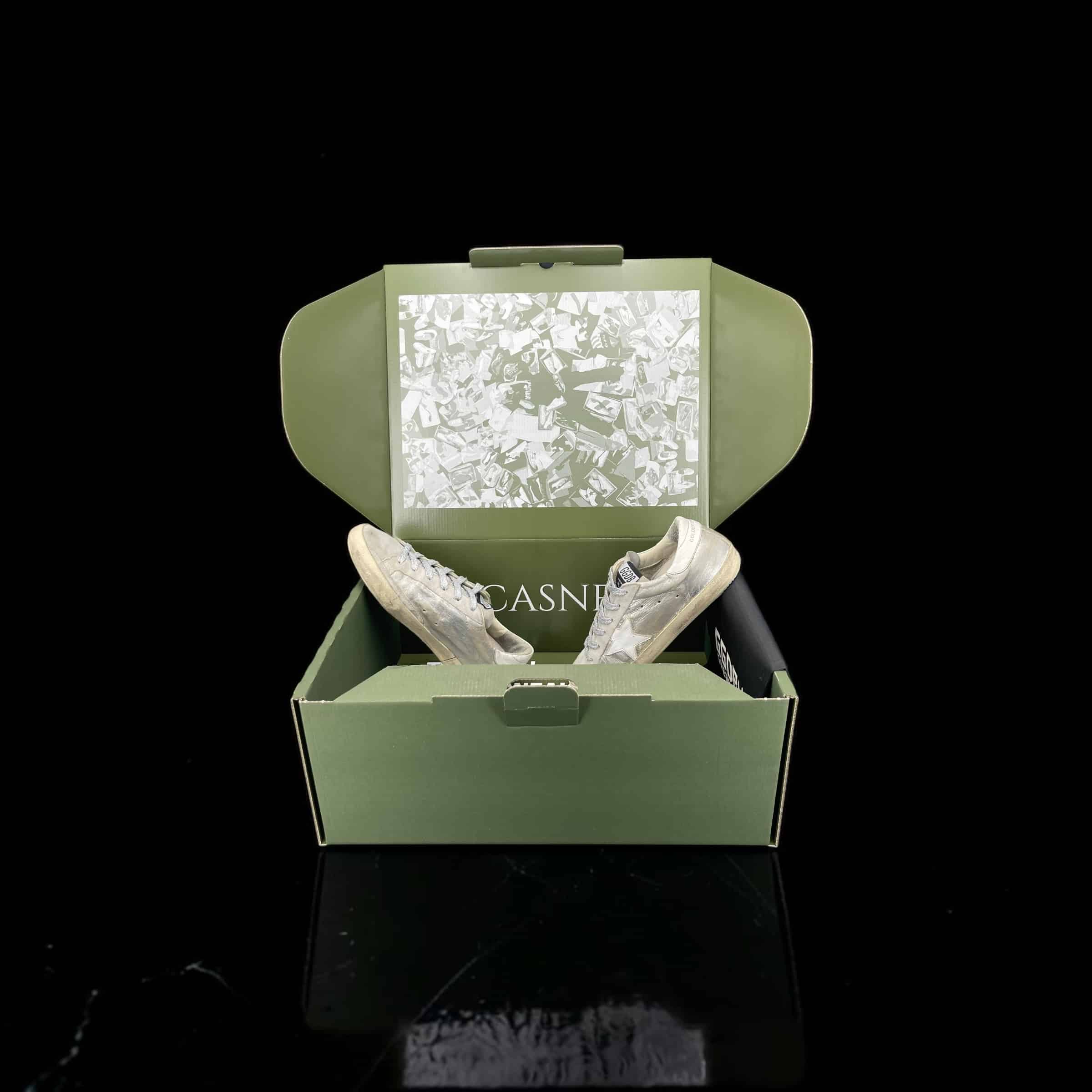Golden Goose Super Star Argenté/Blanc 37 – 7