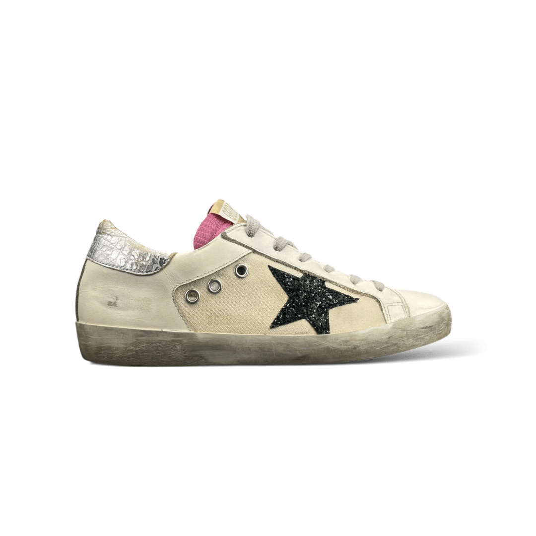 Golden Goose Super Star Blanches et Roses 37