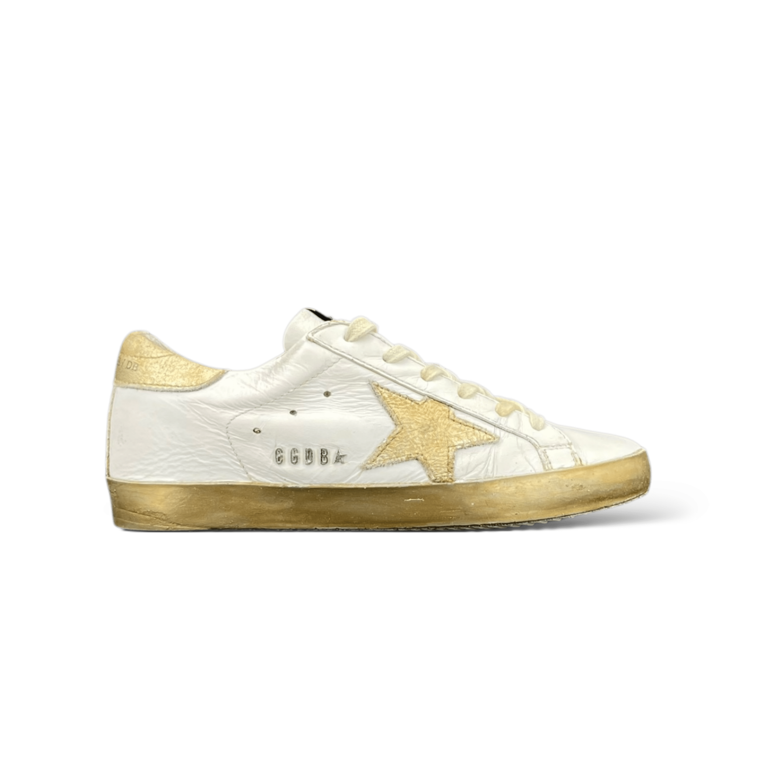 Golden Goose Super Star Blanc/Doré 35