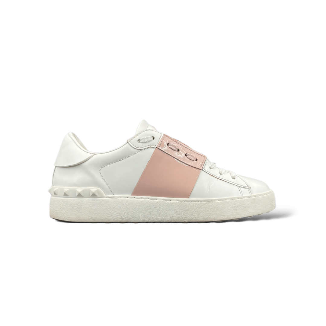 Valentino Open / Blanc / Rose / 37.5