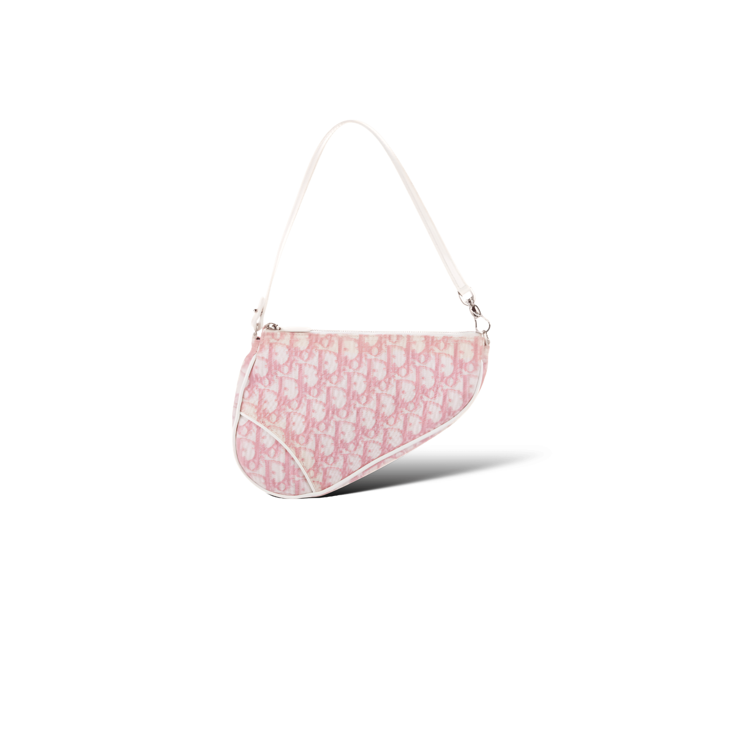 Dior Saddle / Rose / Blanc / Mini
