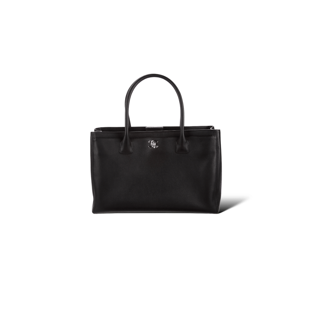 Chanel Executive Noir / Argenté Taille Unique