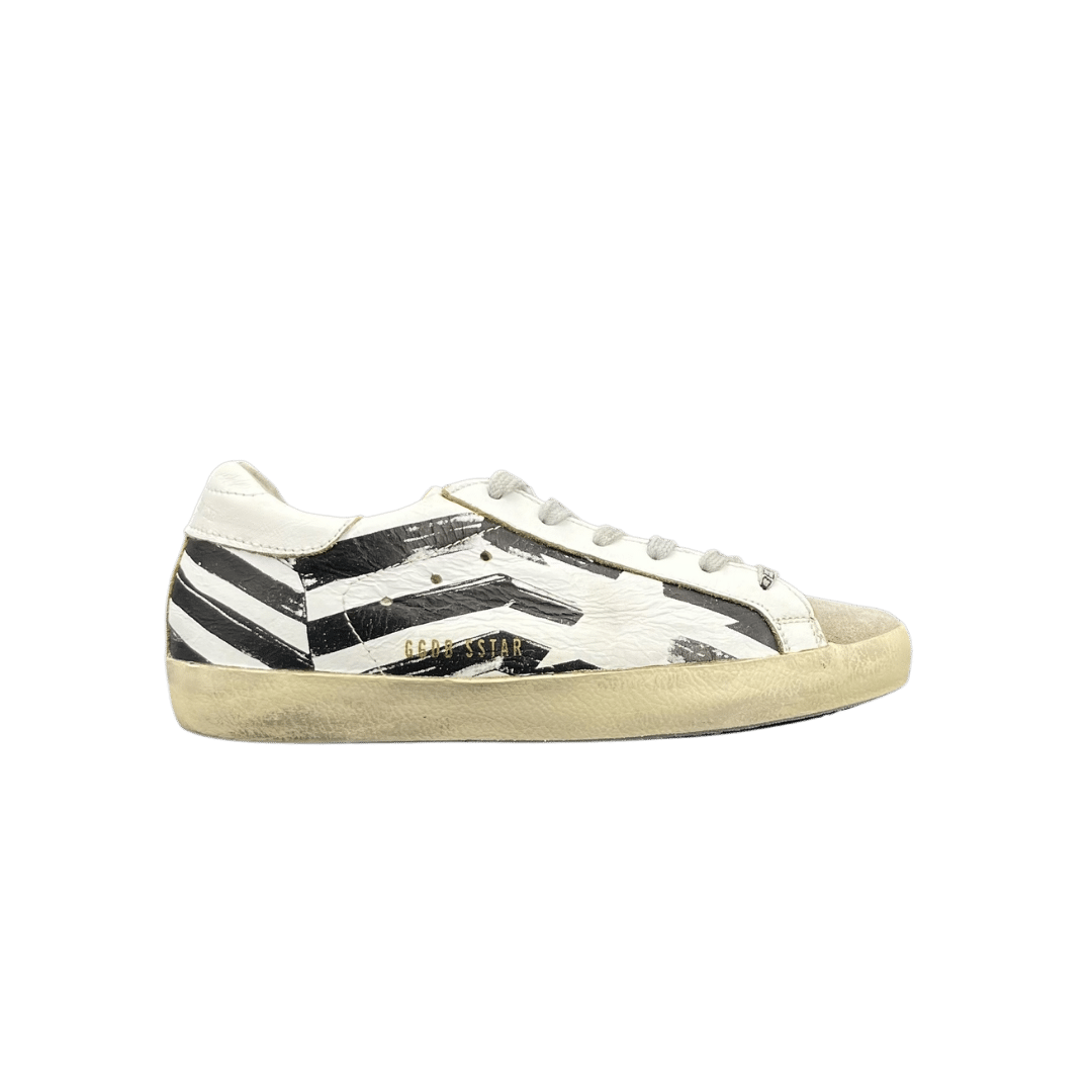Golden Goose Super Star / Blanc / Noir / 36