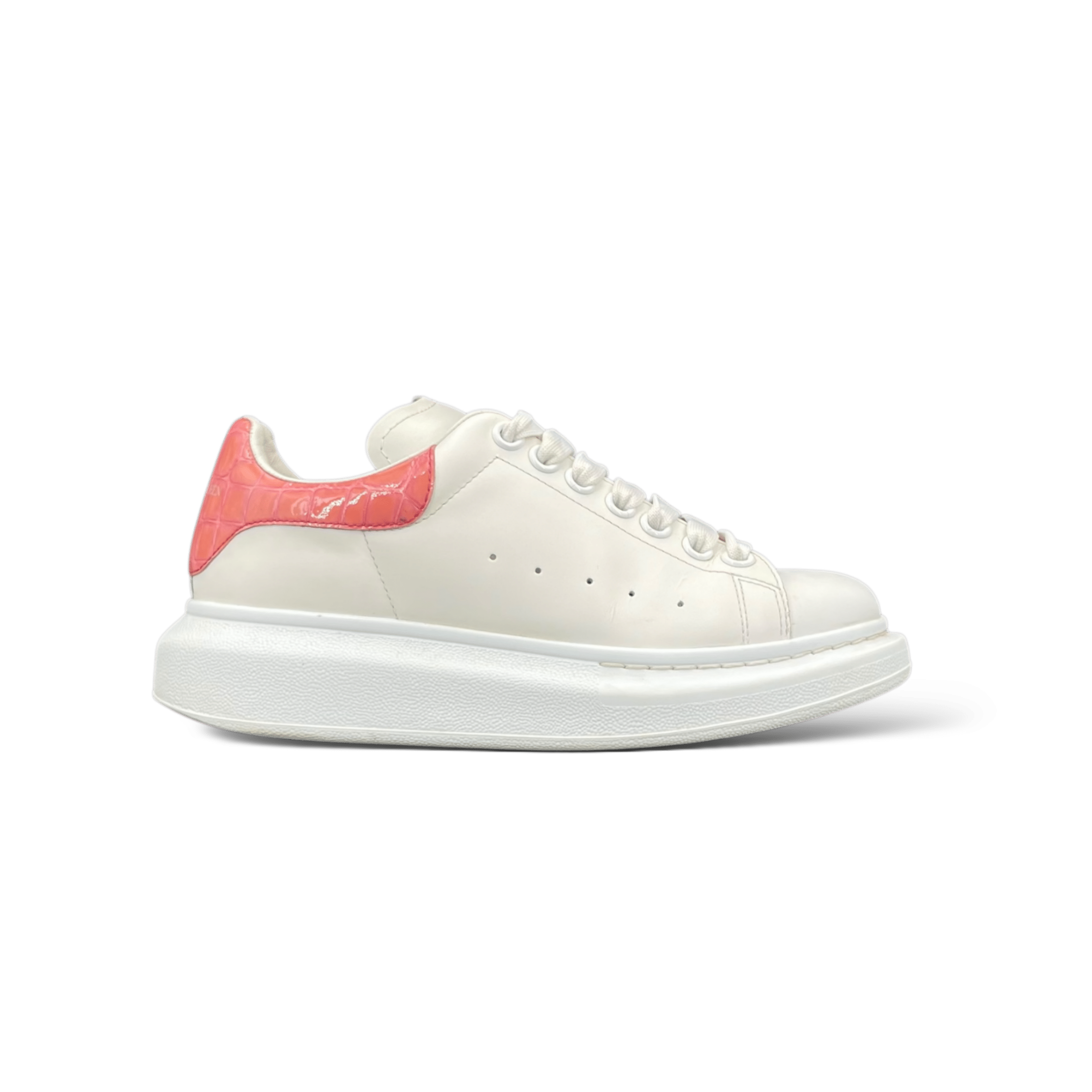 Alexander Mcqueen Oversize Blanc/Saumon 37