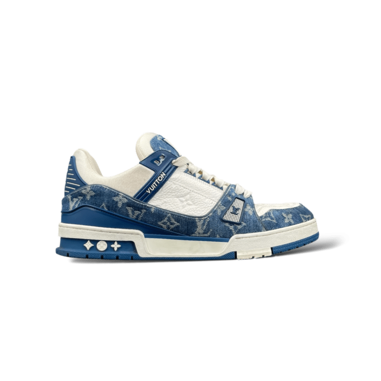 Louis Vuitton Trainers Blanc / Bleu 44
