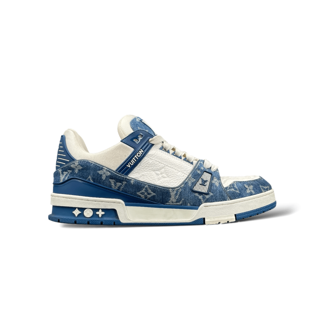 Louis Vuitton Trainers Blanc / Bleu 44