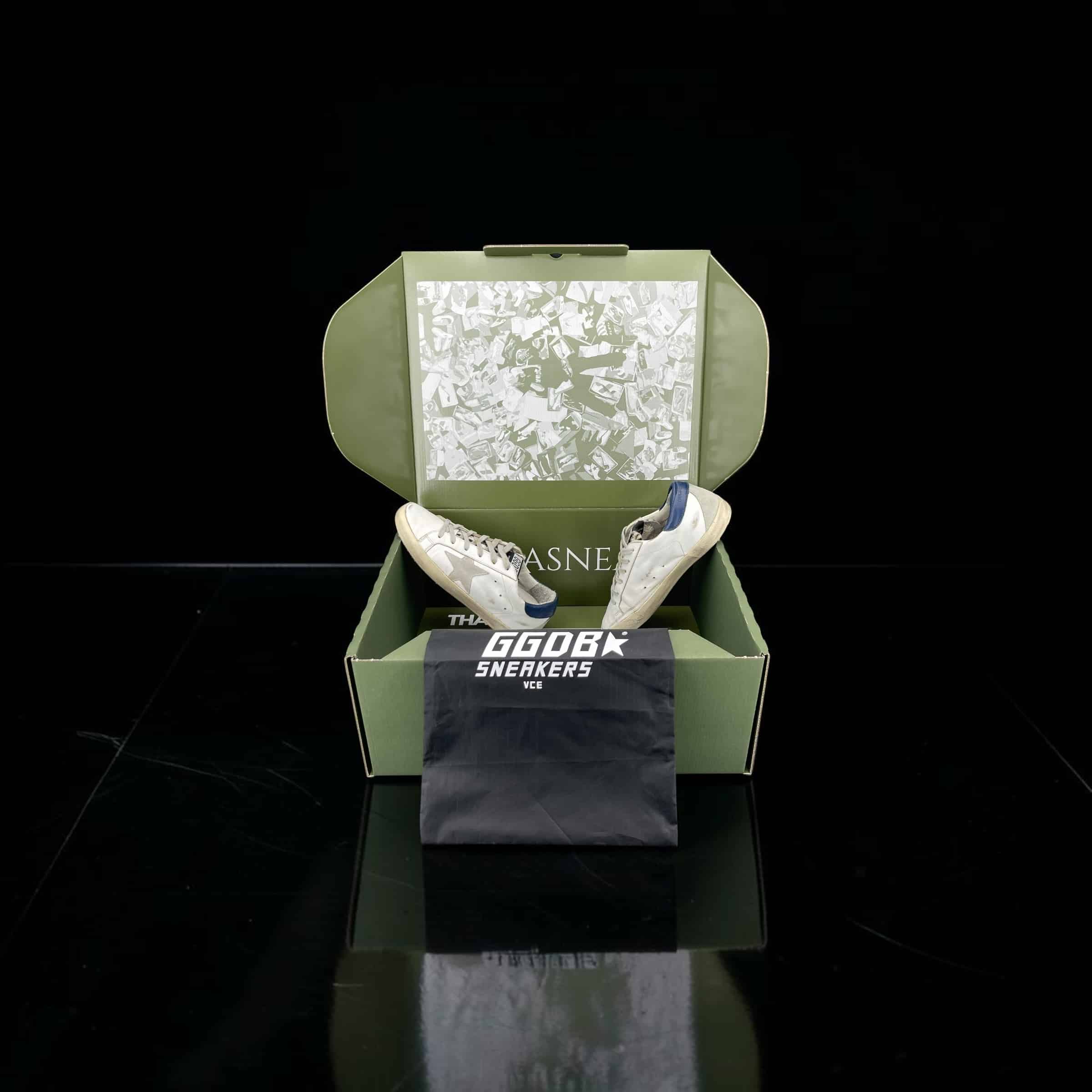 Golden Goose Super Star Blanc/Bleu/Gris 36 – 7