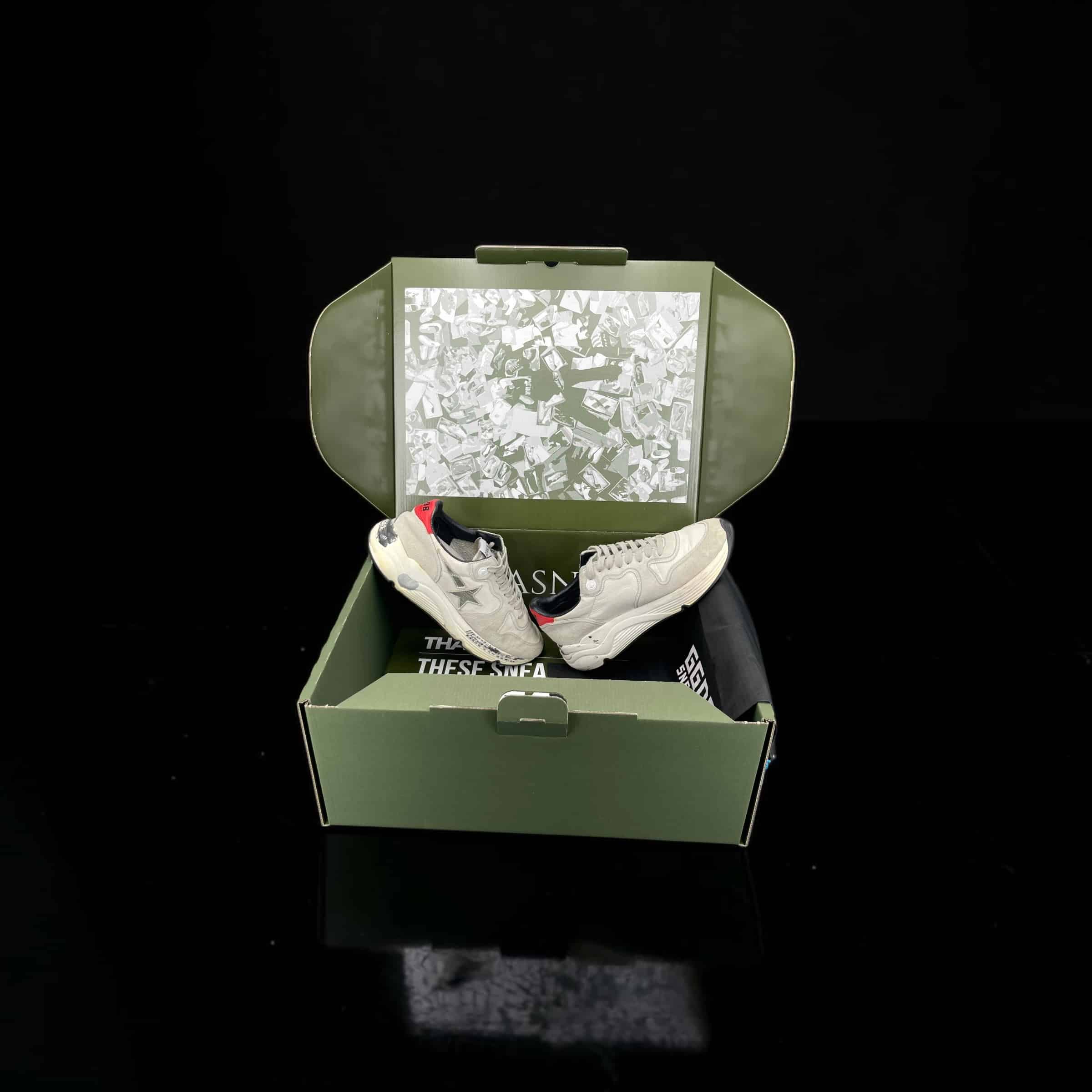 Golden Goose Running Blanc/Gris/Rouge 36 – 7
